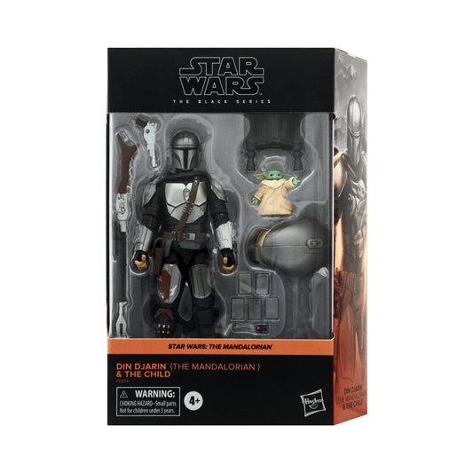 Star Wars: The Black Series Din Djarin (The Mandalorian) & The Child Action Figures from Star Wars: The Mandalorian