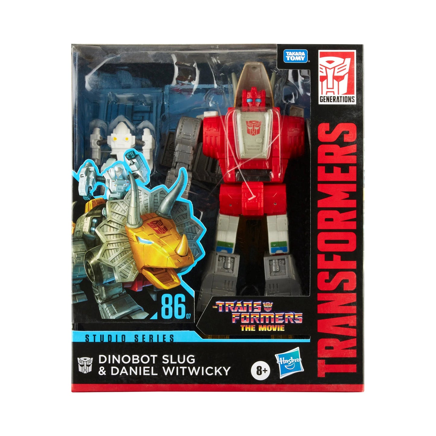 Transformers Studio Series Dinobot Slug and Daniel Witwicky Leader Class 8.5-Inch Figure