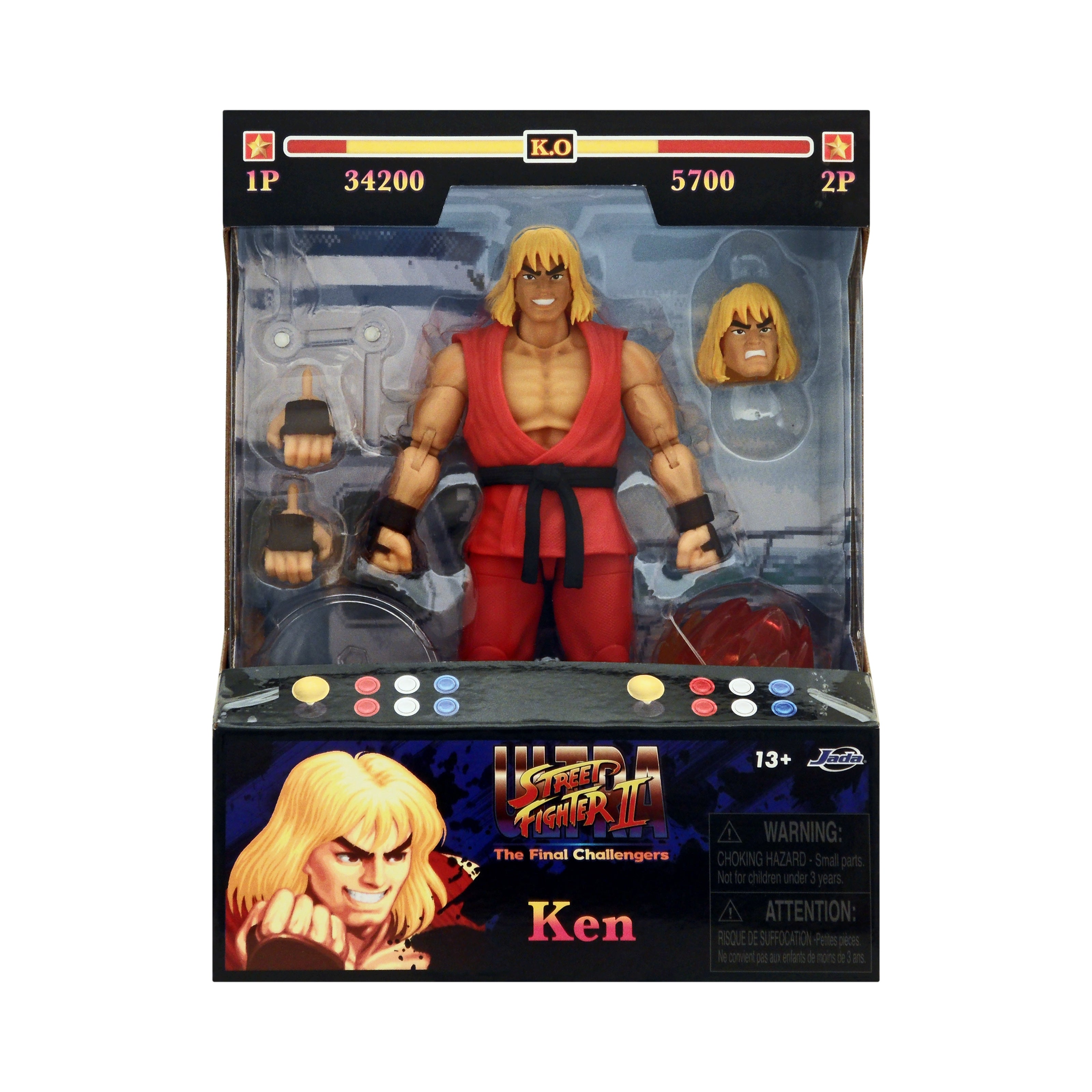 Ken 6-Inch Action Figure from Street Fighter II: The Final Challengers