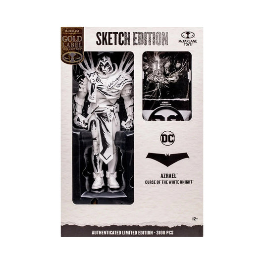 DC Multiverse Gold Label Azrael: Curse of the White Knight Sketch Edition Exclusive 7-Inch Action Figure