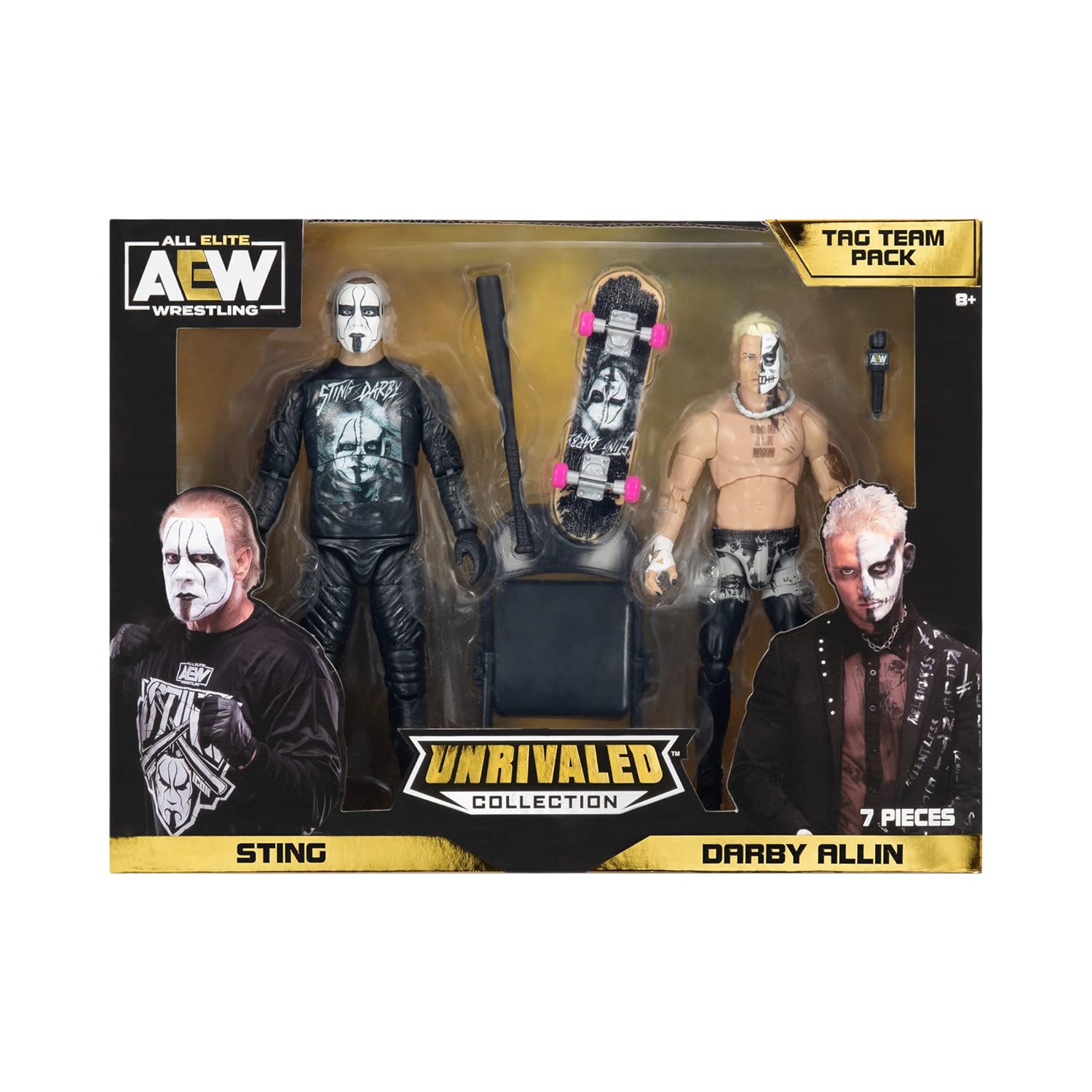 AEW Unrivaled Collection Sting & Darby Allin Tag Team Exclusive 2-Pack ...