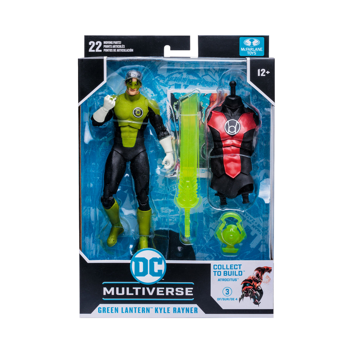 DC Multiverse Atrocitus Build-A Wave Green Lantern Kyle Rayner (Blacke ...