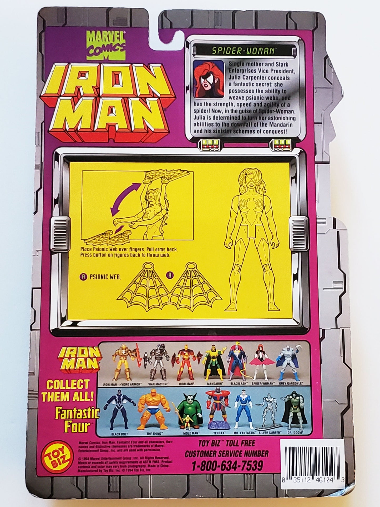 Spider-Woman Action Figure from the Iron Man Series