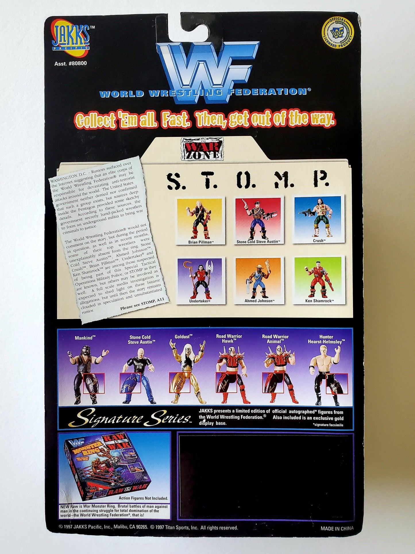 WWF S.T.O.M.P. Stone Cold Steve Austin Action Figure