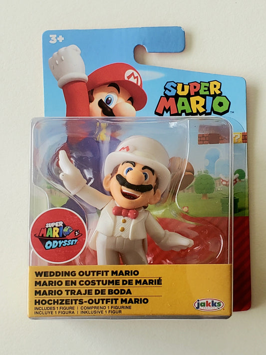 Super Mario Wave 20 Wedding Outfit Mario 2.5-Inch Figure