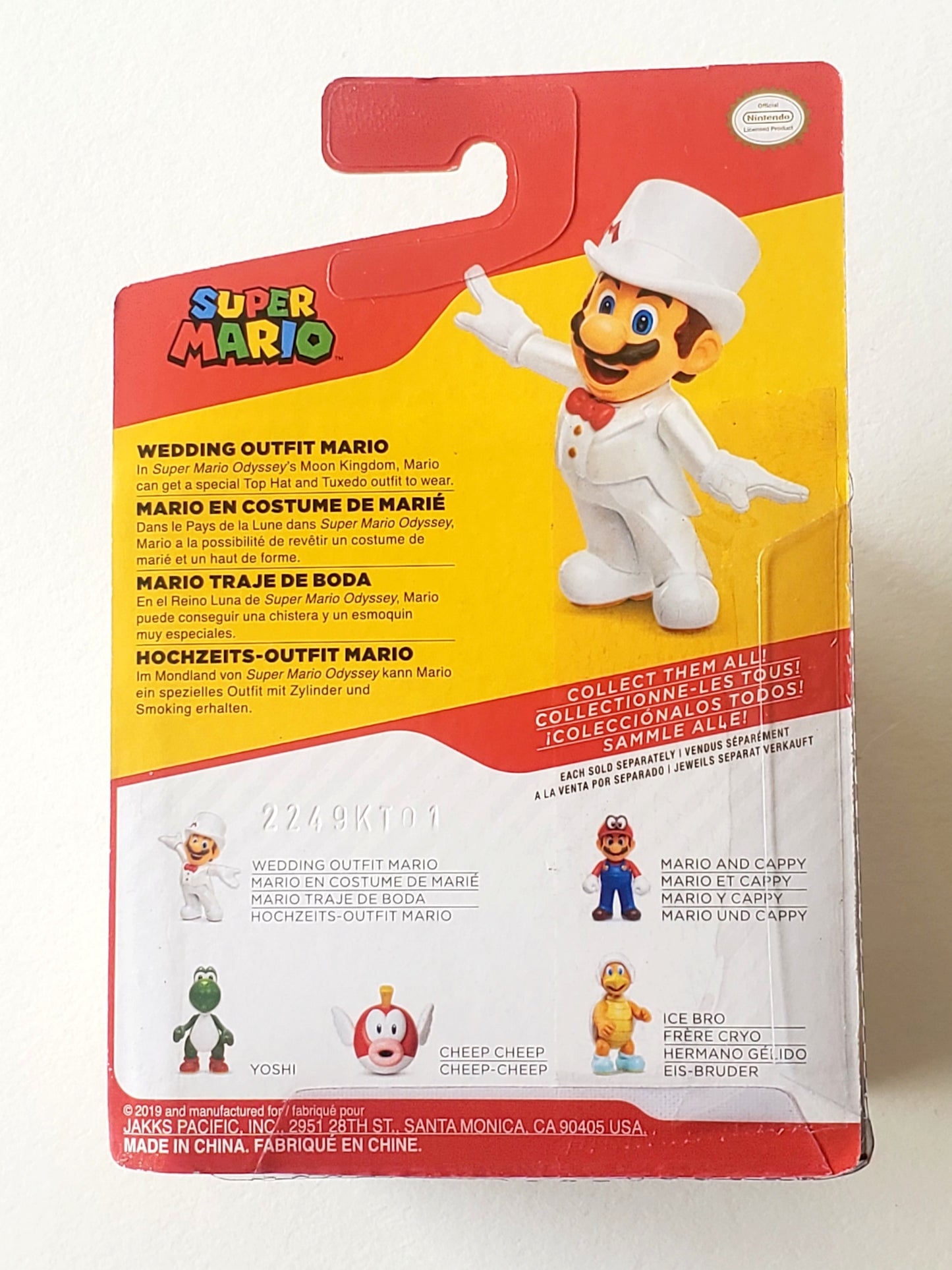 Super Mario Wave 20 Wedding Outfit Mario 2.5-Inch Figure