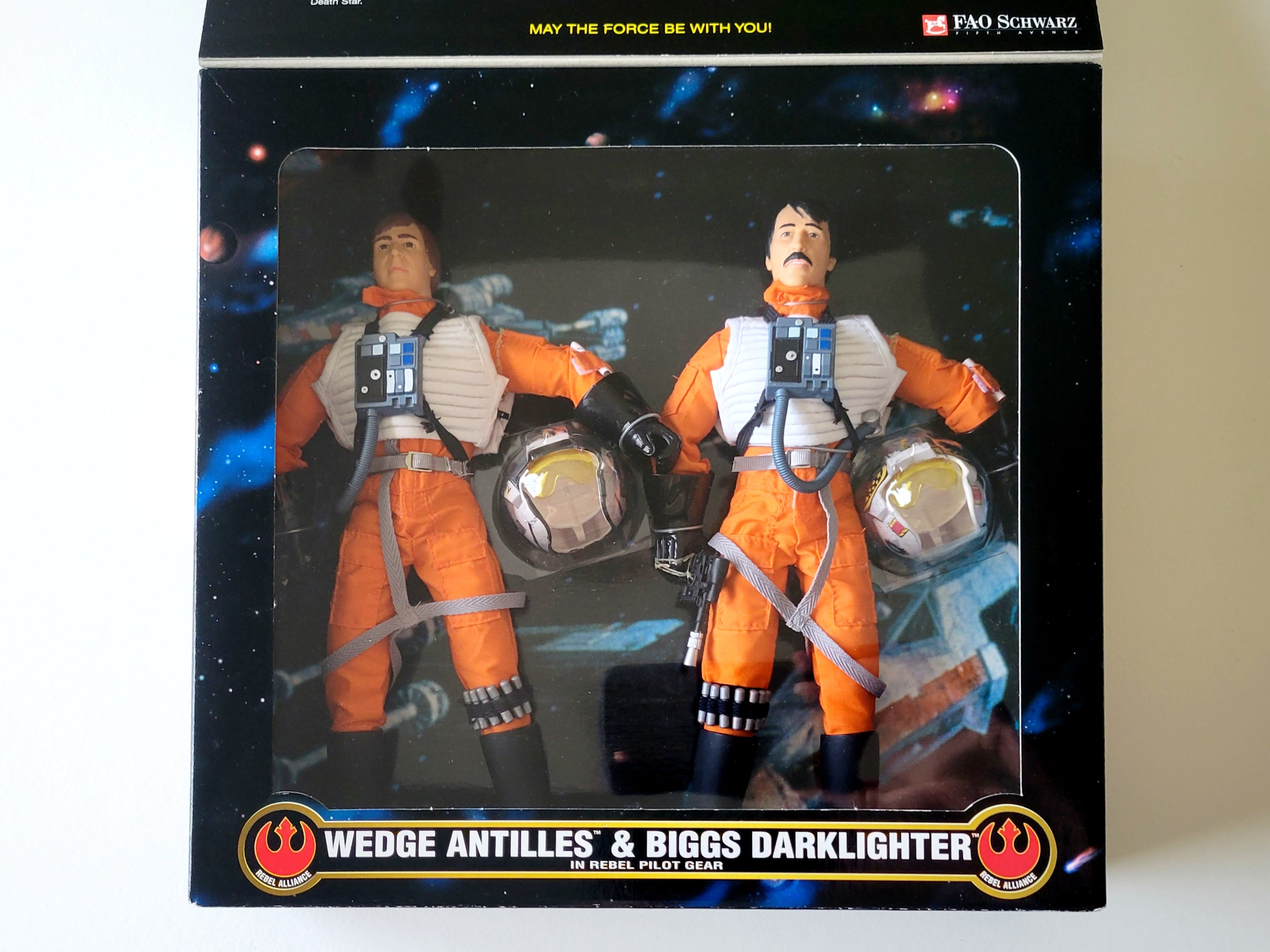 Star Wars Action Collection Wedge Antilles & Biggs Darklighter in Rebel  Pilot Gear 12-Inch Action Figures