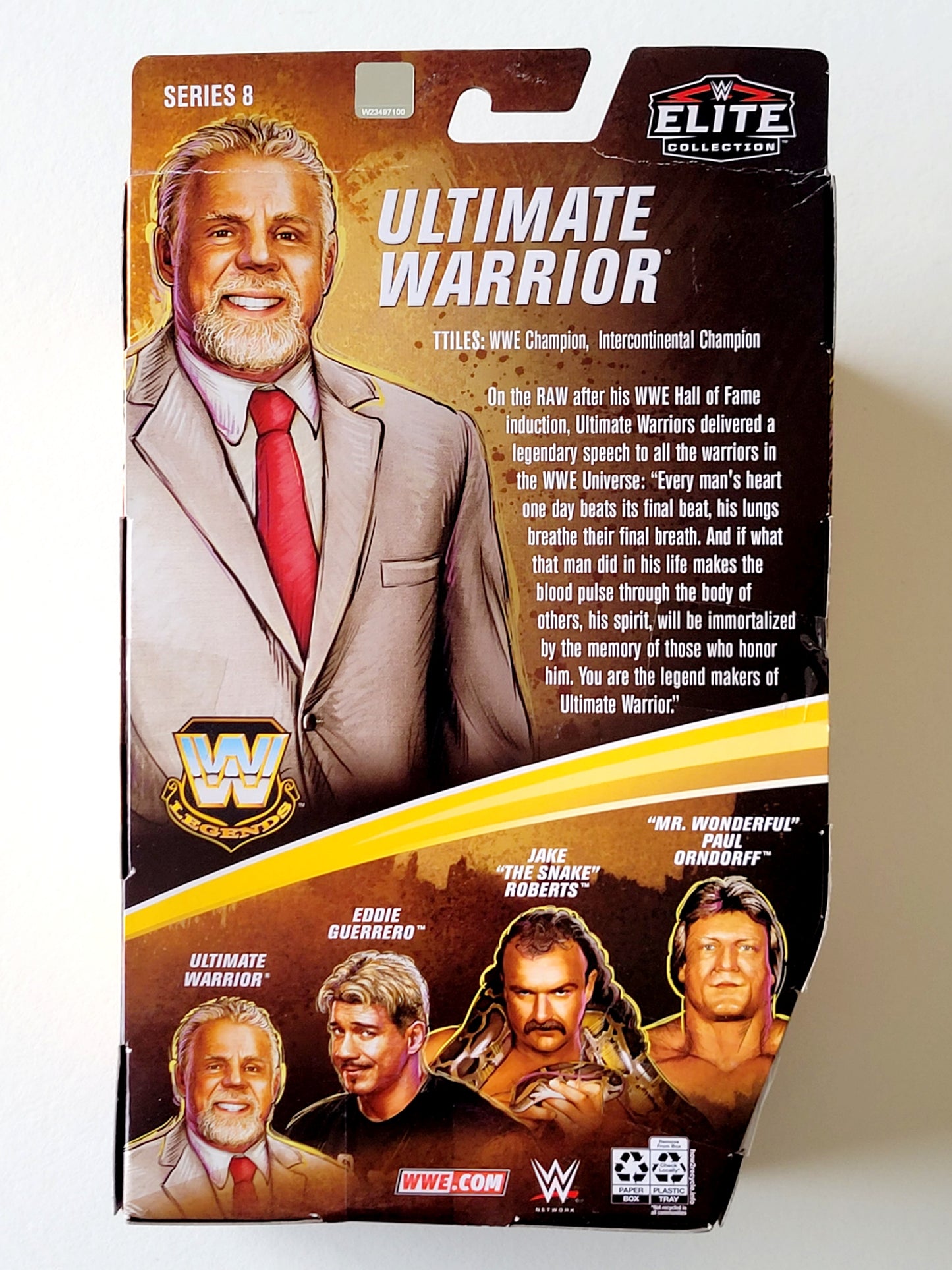 WWE Legends Elite Collection Series 8 Ultimate Warrior