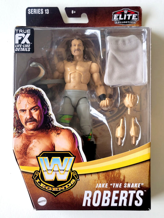 WWE Legends Elite Collection Series 13 Jake "The Snake" Roberts (Grey Pants) Action Figure