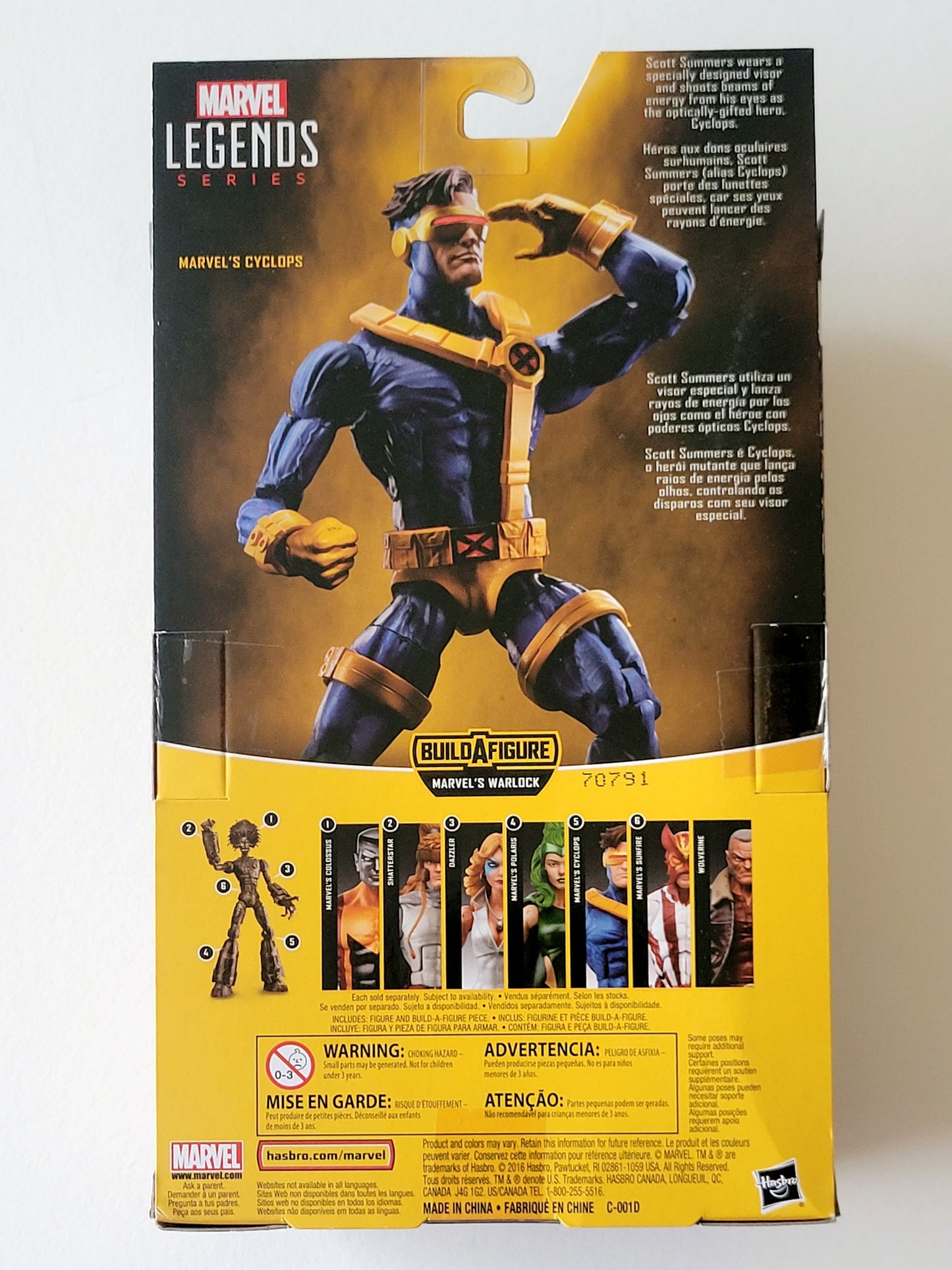 Marvel Legends Warlock Series Cyclops 6-Inch Action Figure