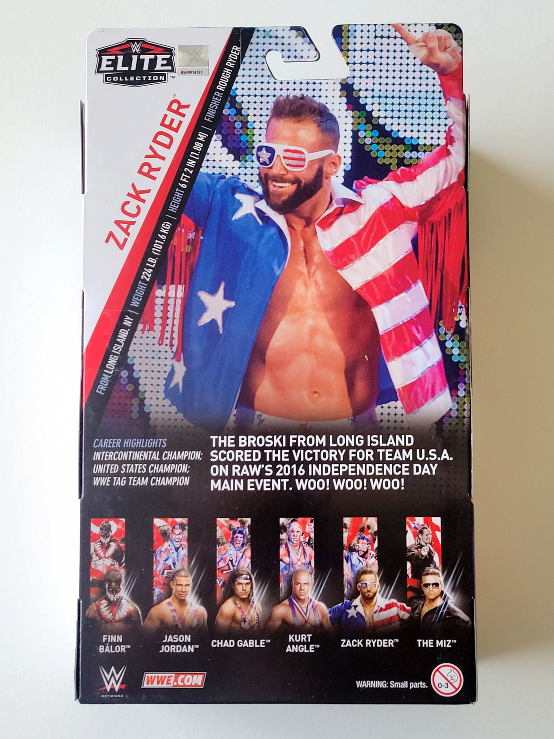 Zack ryder store action figure collection