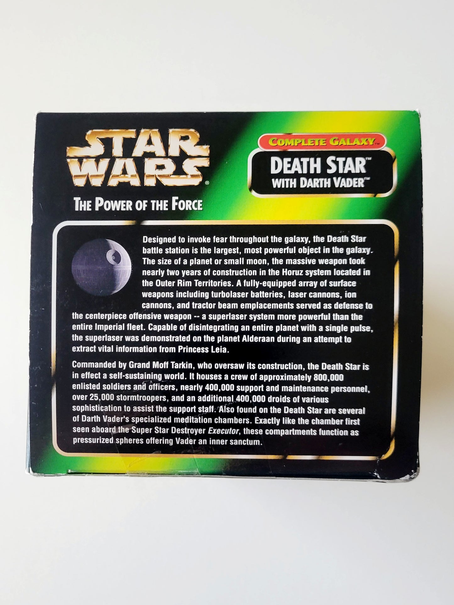 Star Wars: Power of the Force Complete Galaxy Death Star with Darth Vader