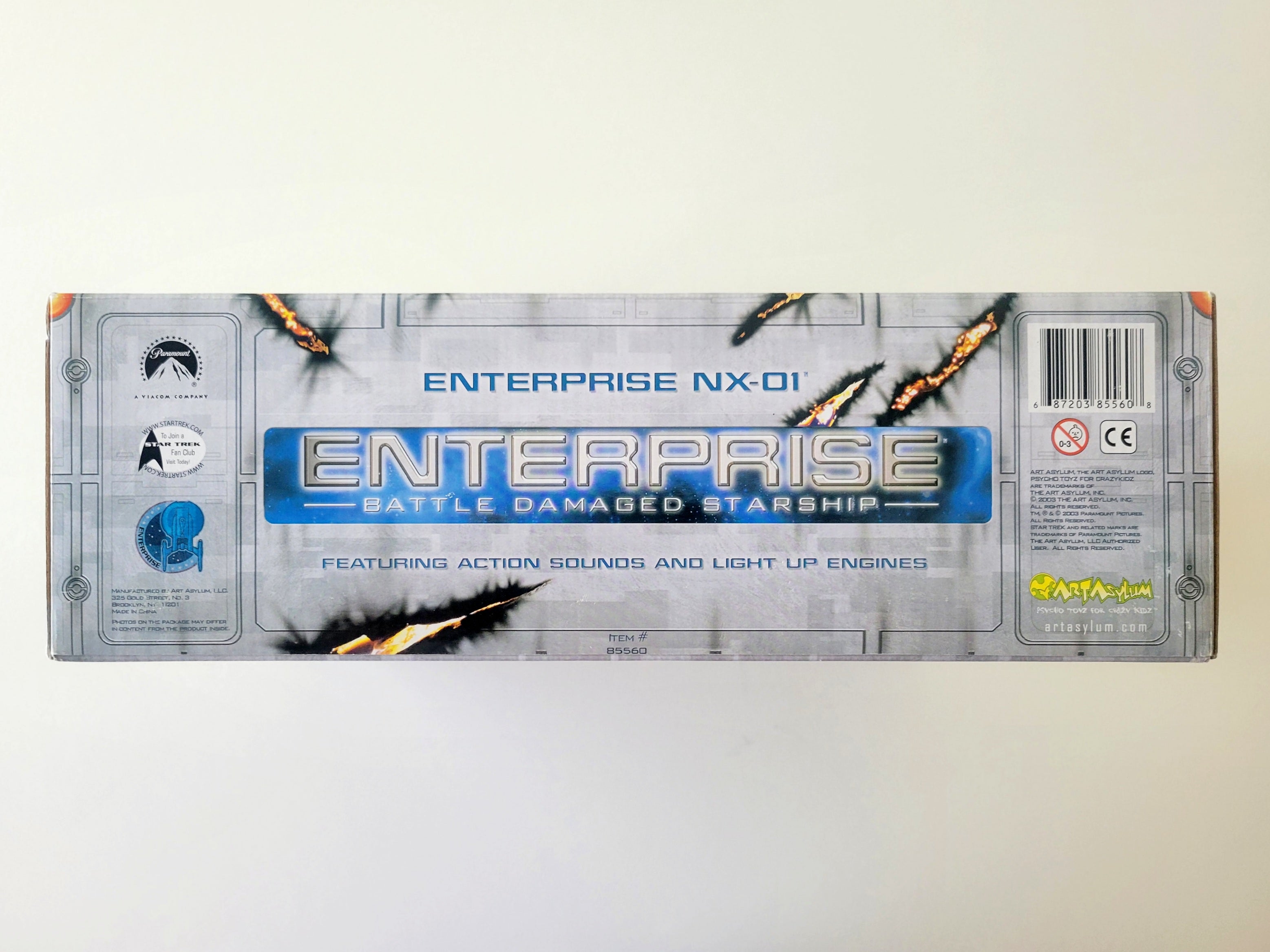 Star Trek: Enterprise Battle Damaged Starship Enterprise NX-01 12-Inch –  Action Figures and Collectible Toys