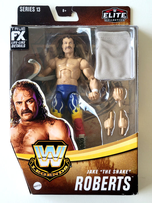 WWE Legends Elite Collection Series 13 Jake "The Snake" Roberts (Blue Pants) Action Figure