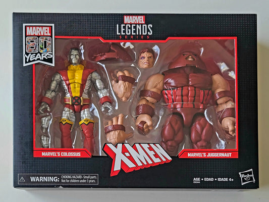 Marvel Legends 80th Anniversary Colossus vs. Juggernaut Action Figure 2-Pack
