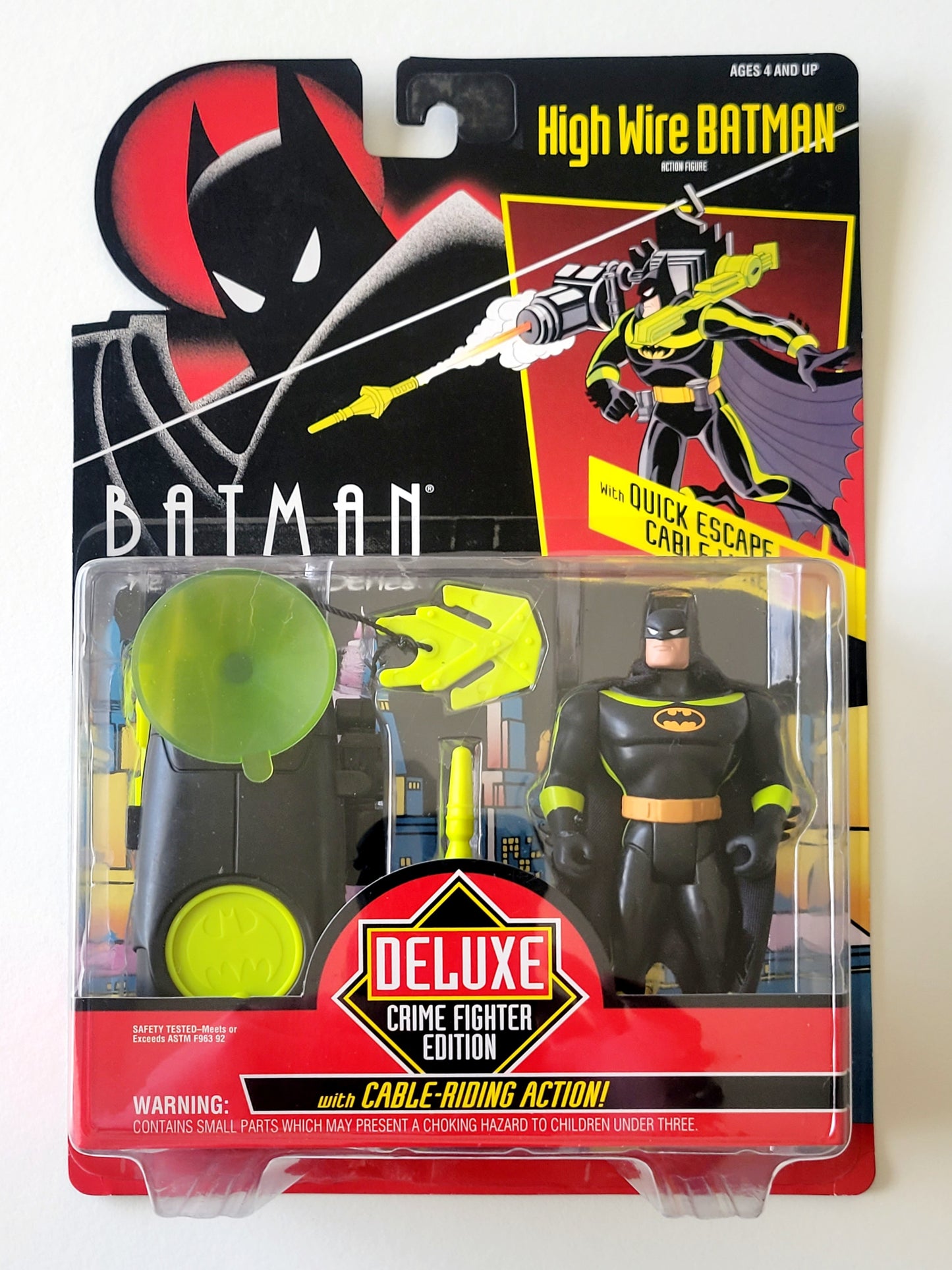 Deluxe Crime Fighter Edition High Wire Batman Action Figure from Batman: The Animated Series