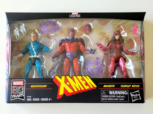 Marvel Legends Family Matters Action Figure 3-Pack (Quicksilver, Magneto, Scarlet Witch)