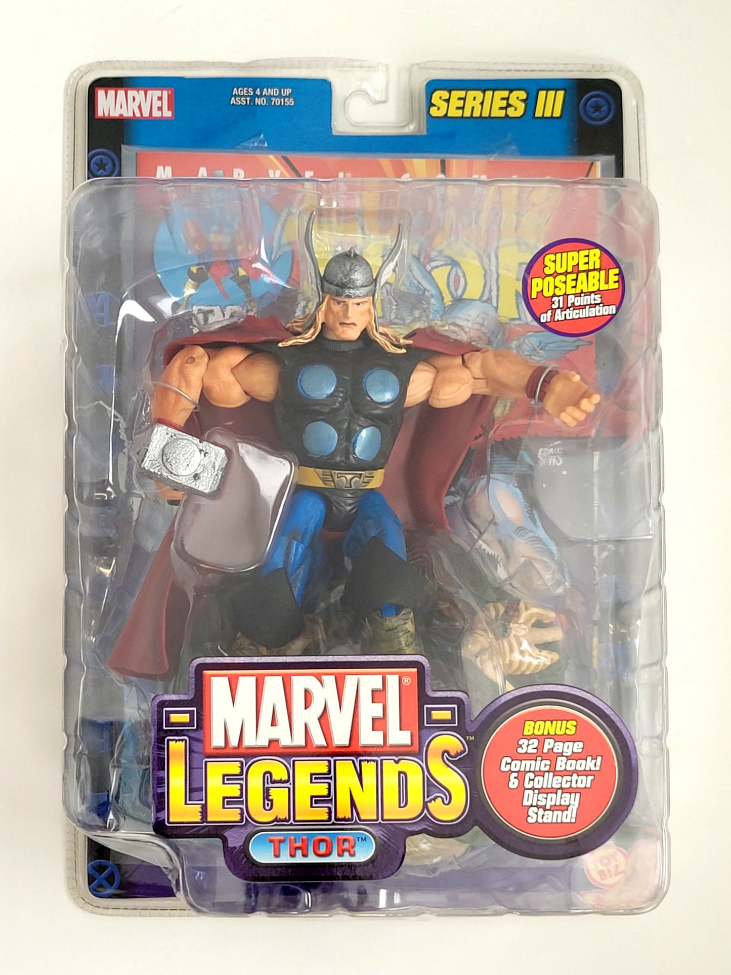 Marvel Legends Series III Thor 6-Inch Action Figure