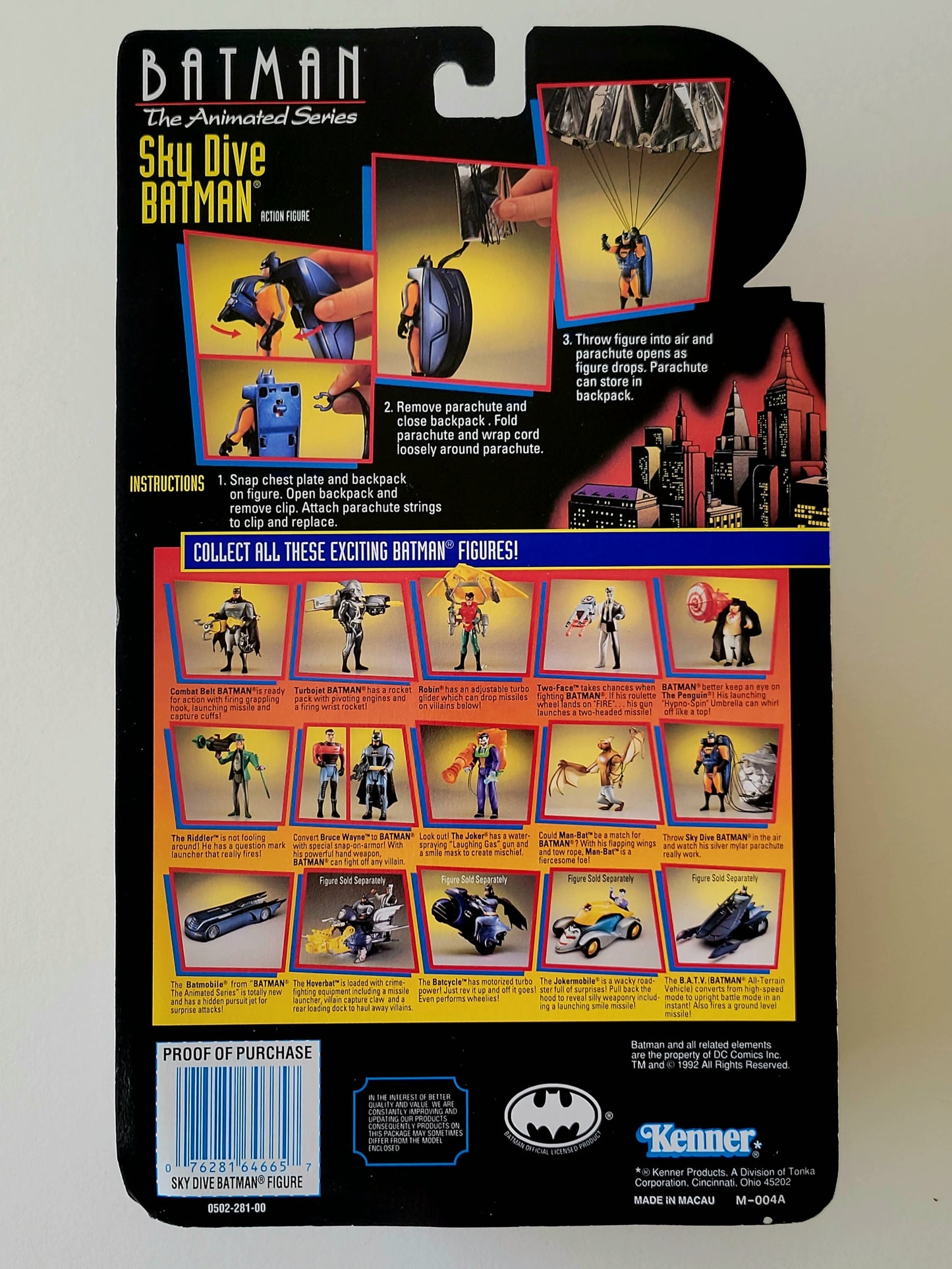 Sky Dive Batman Action Figure from Batman: The Animated Series