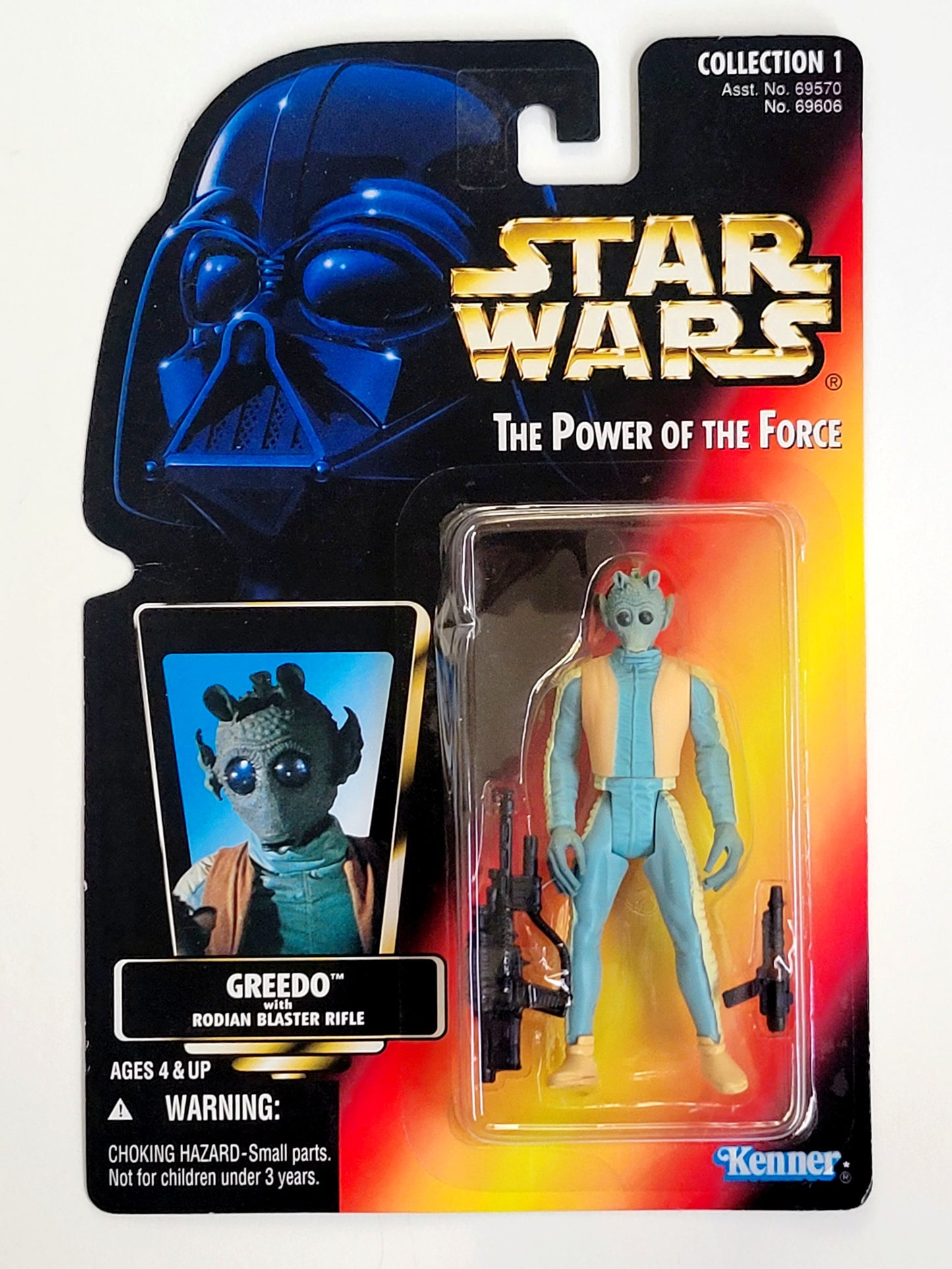 Star Wars: Power of the Force Greedo (Red Card) 3.75-Inch Action Figure