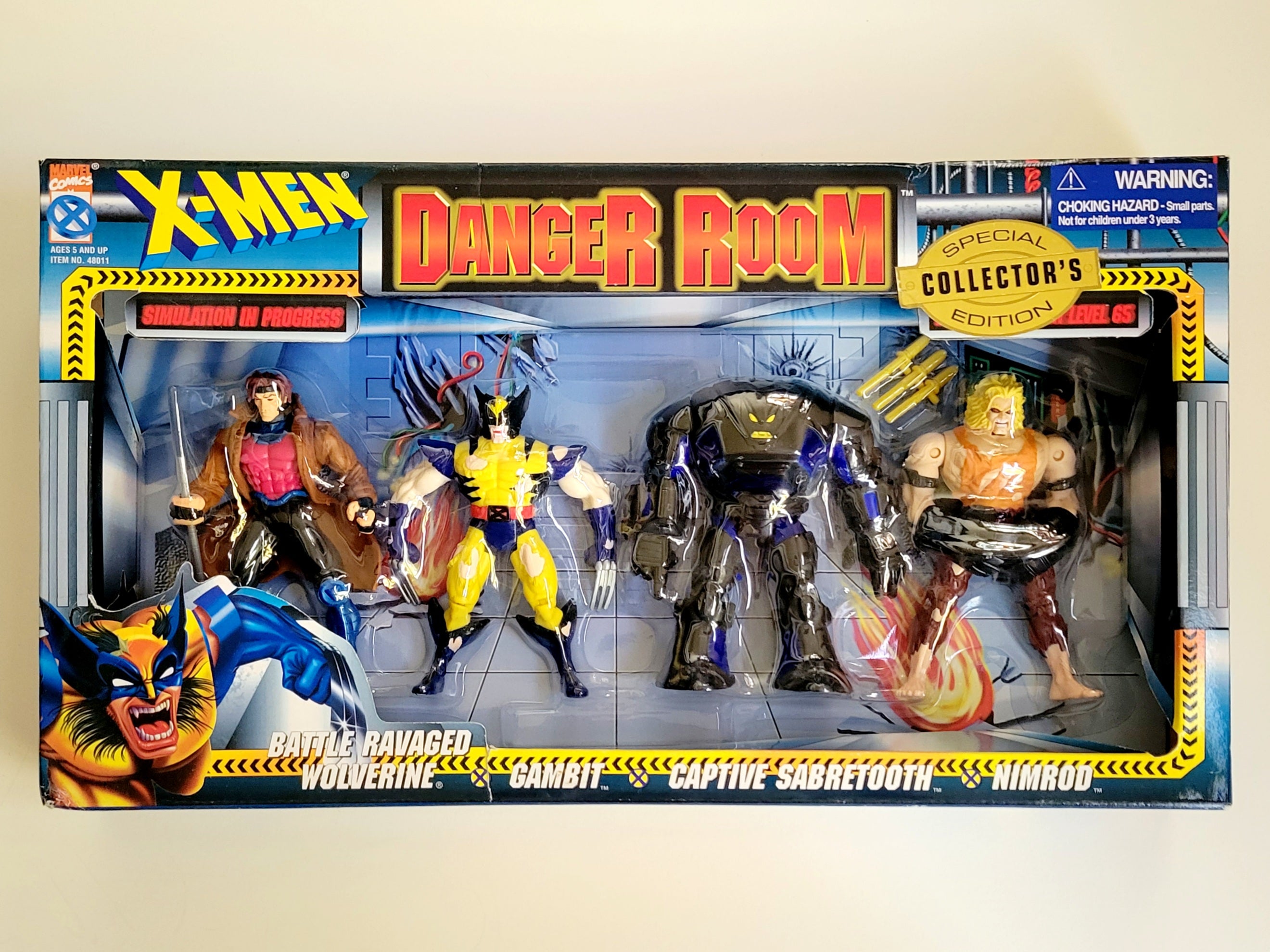 X-Men Danger Room Action Figure 4-Pack (Battle Ravaged Wolverine, Gamb –  Action Figures and Collectible Toys