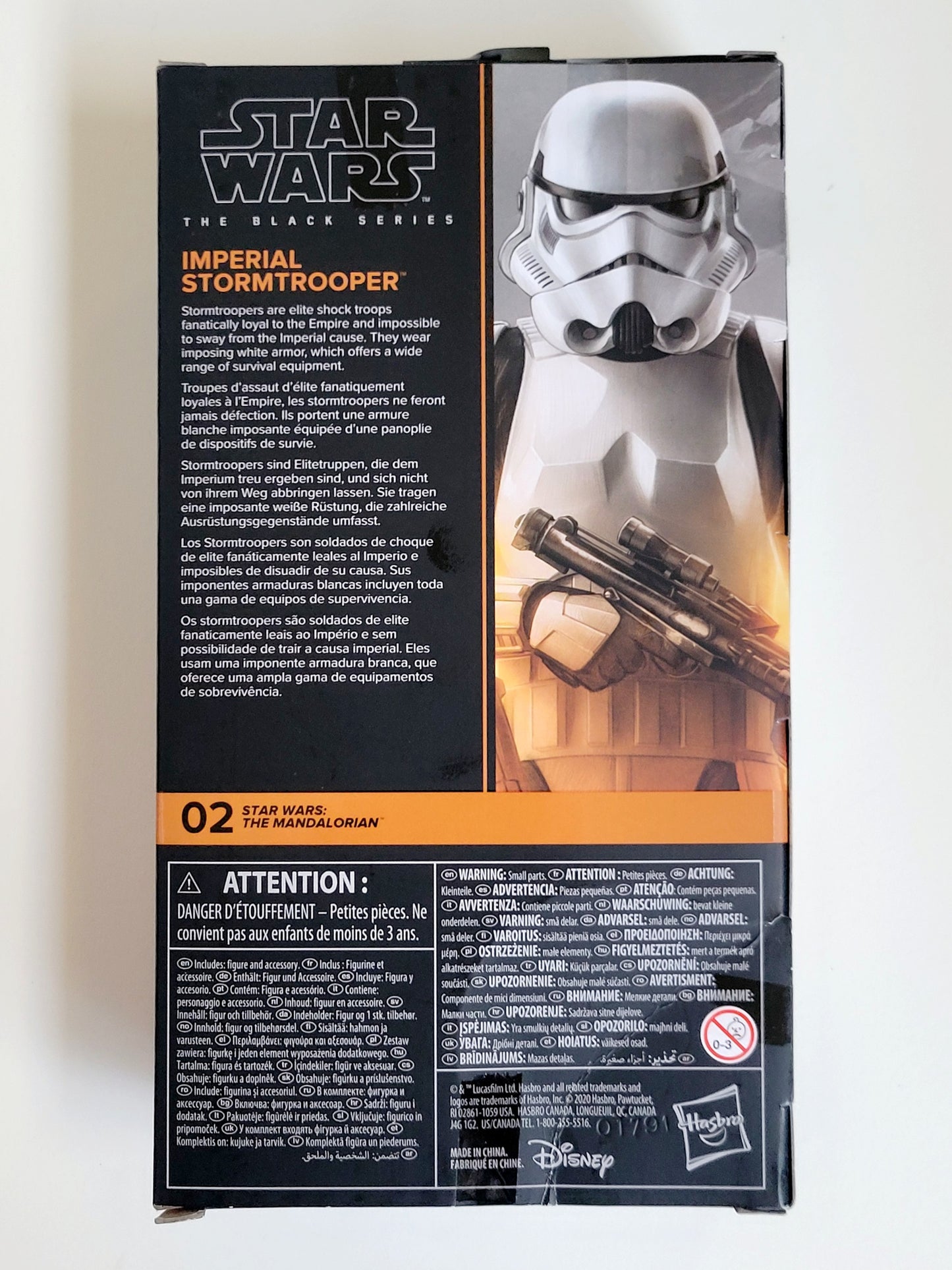 Star Wars: The Black Series Imperial Stormtrooper 6-Inch Action Figure from Star Wars: The Mandalorian