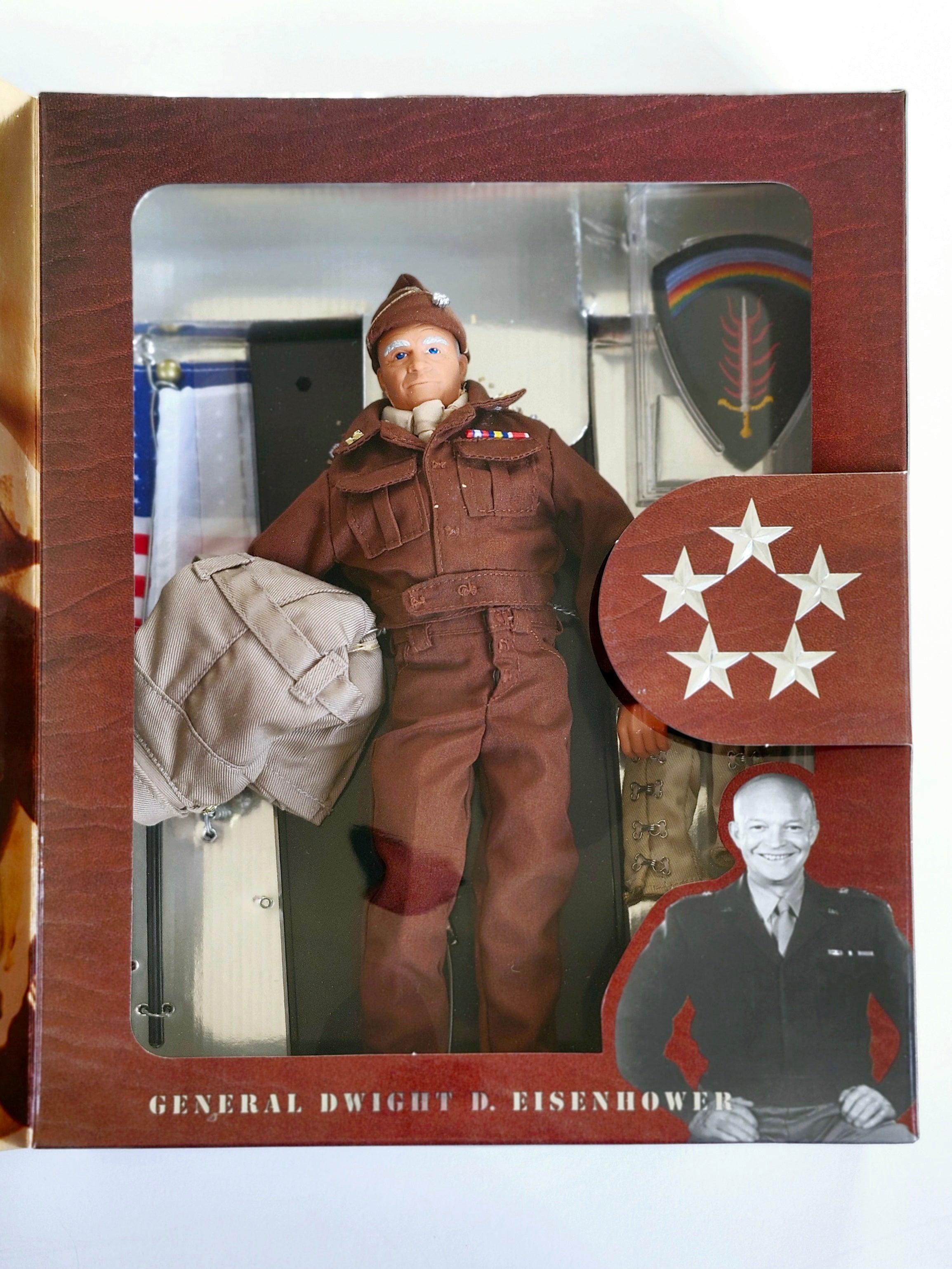 OPO 10 Set Di 4 Figure Soldati Elite Command Dwight Eisenhower WW2 1/32 60mm In Metallo - Modellismo Storico