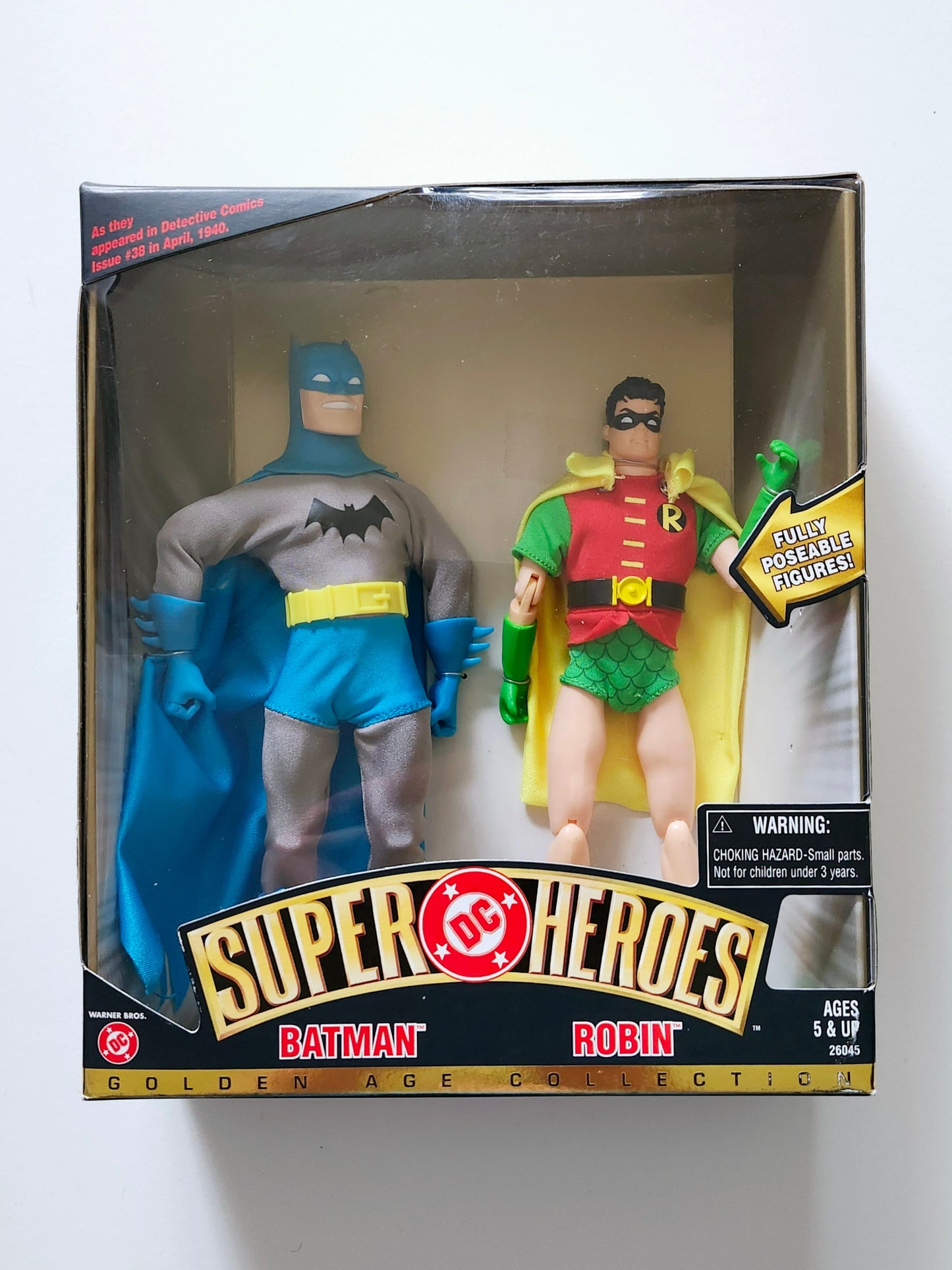 DC Superheroes Golden Age Collection Batman and Robin Action Figures
