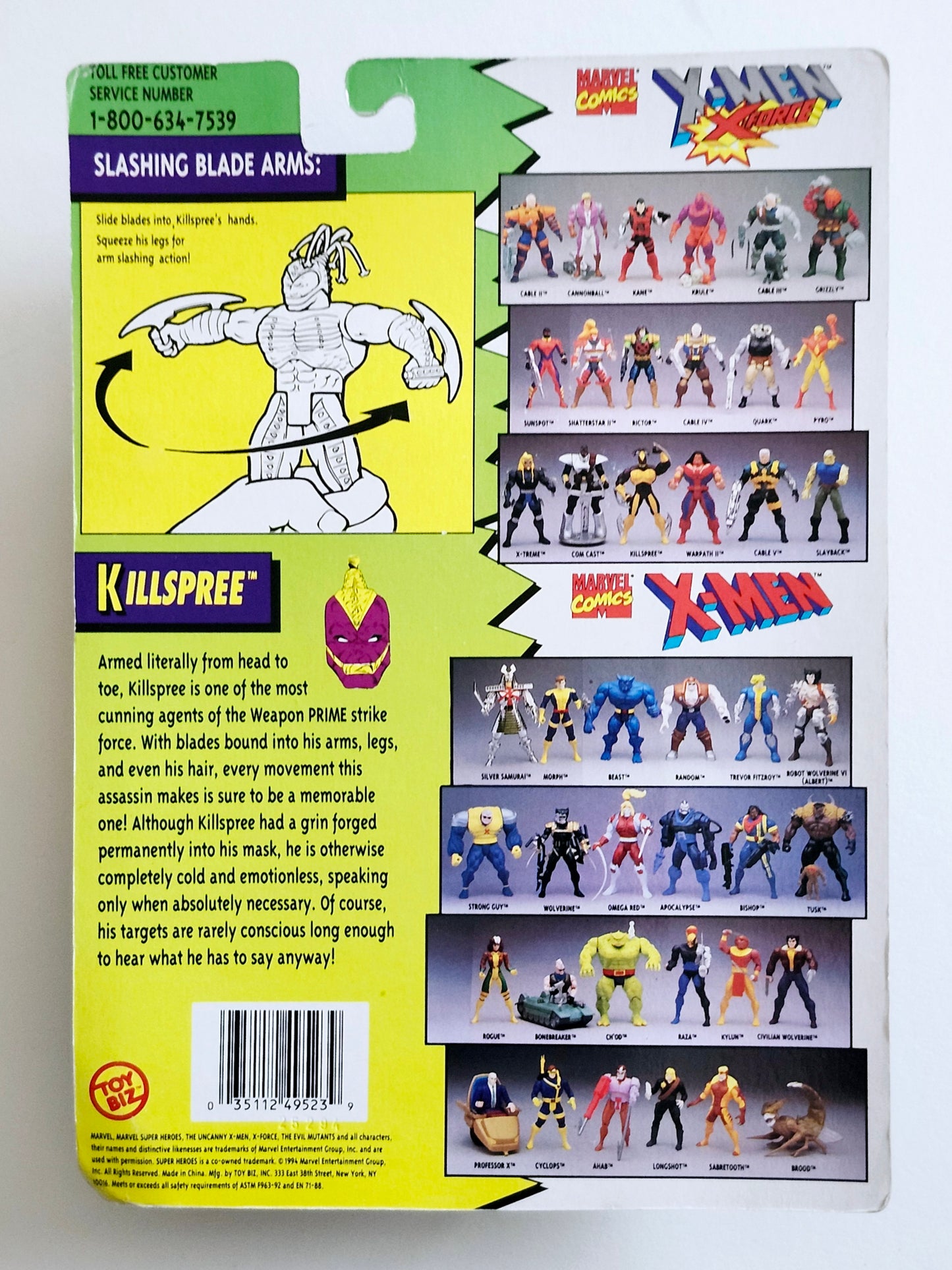 X-Men/X-Force Killspree Action Figure