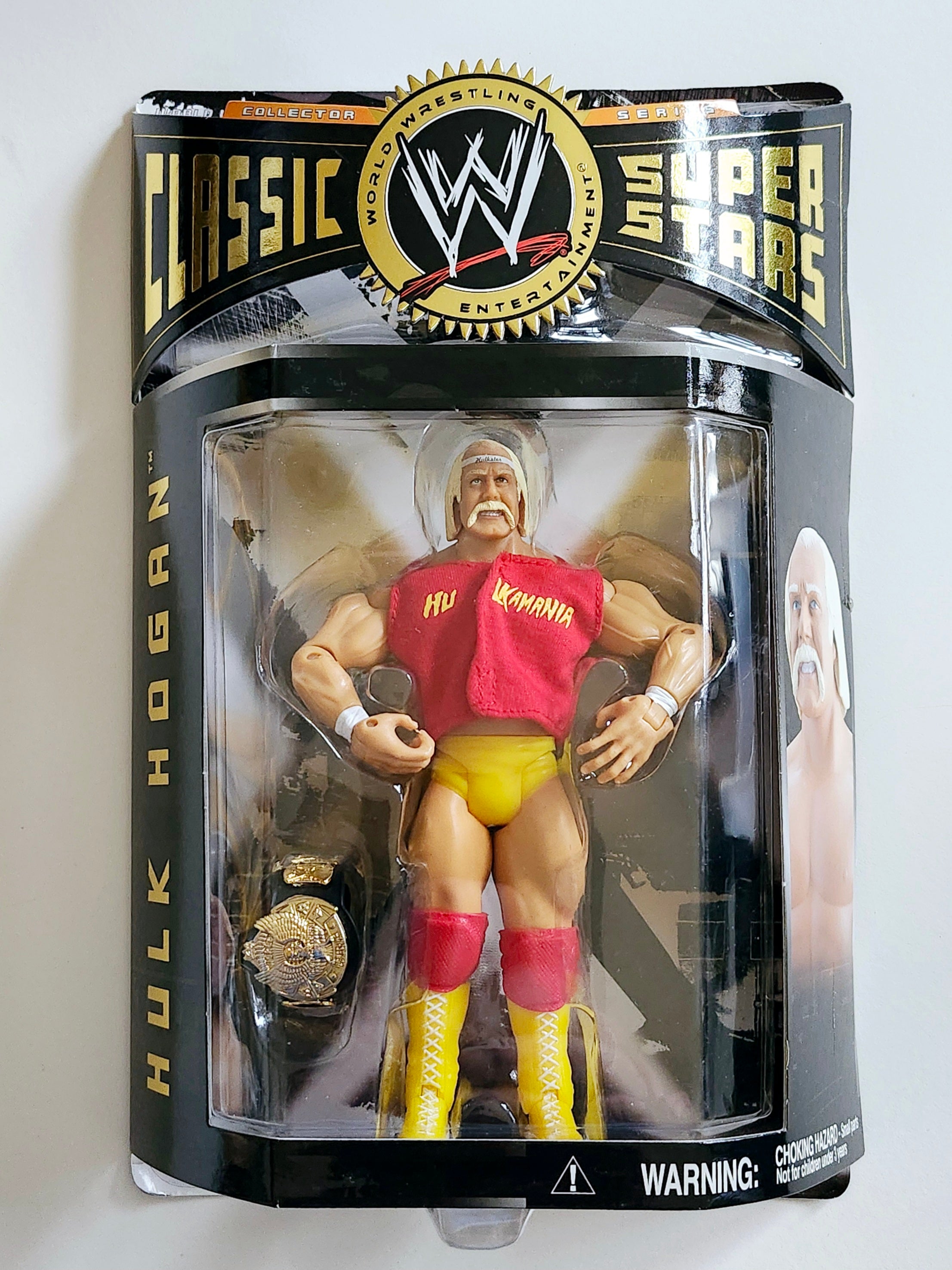 WWE Classic Superstars Series 8 Hulk Hogan (Round Insignia Belt) Action  Figure