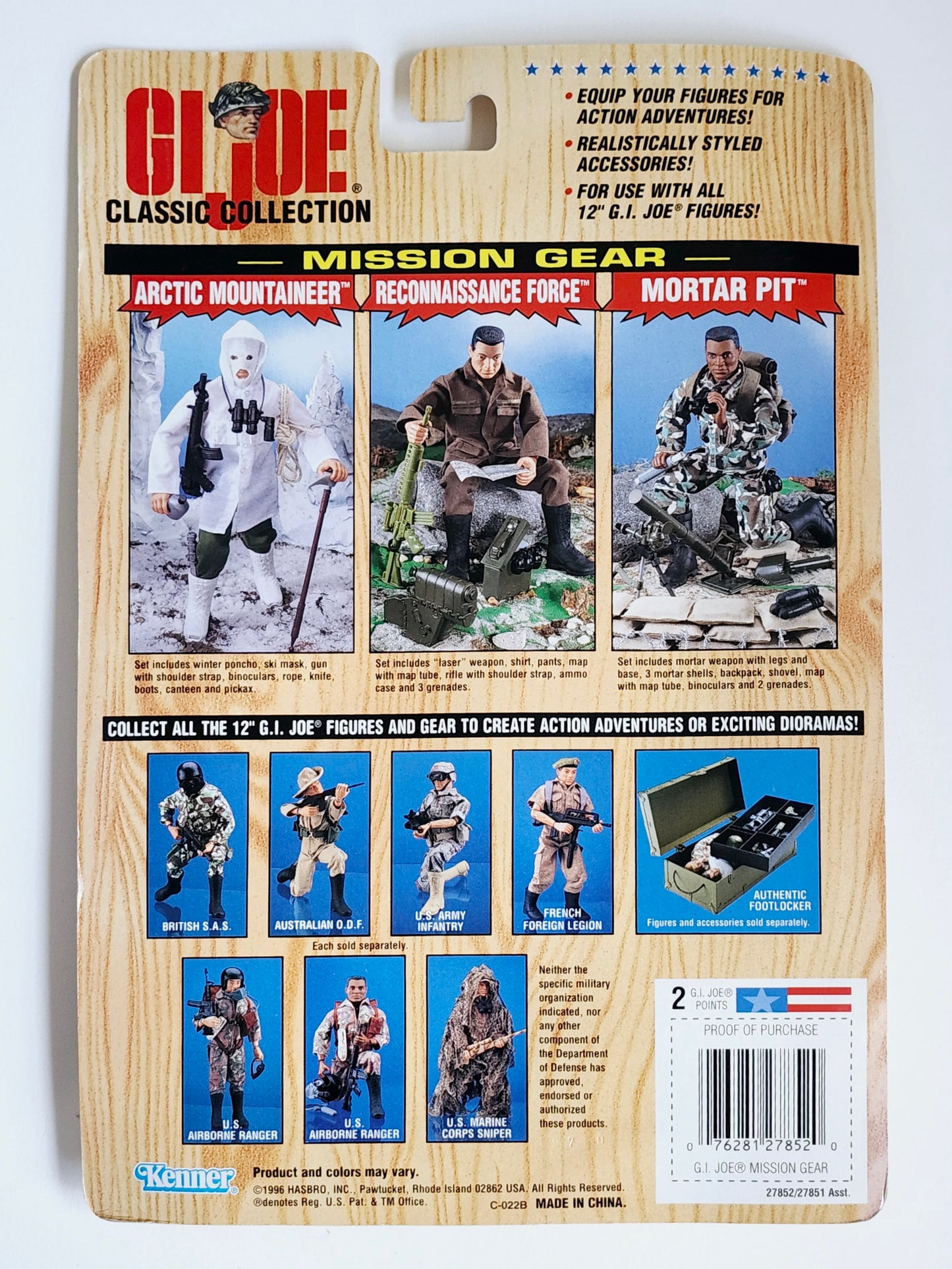 G.I. Joe Arctic Mountaineer Mission Gear 12-Inch Action Figure Accessory Set