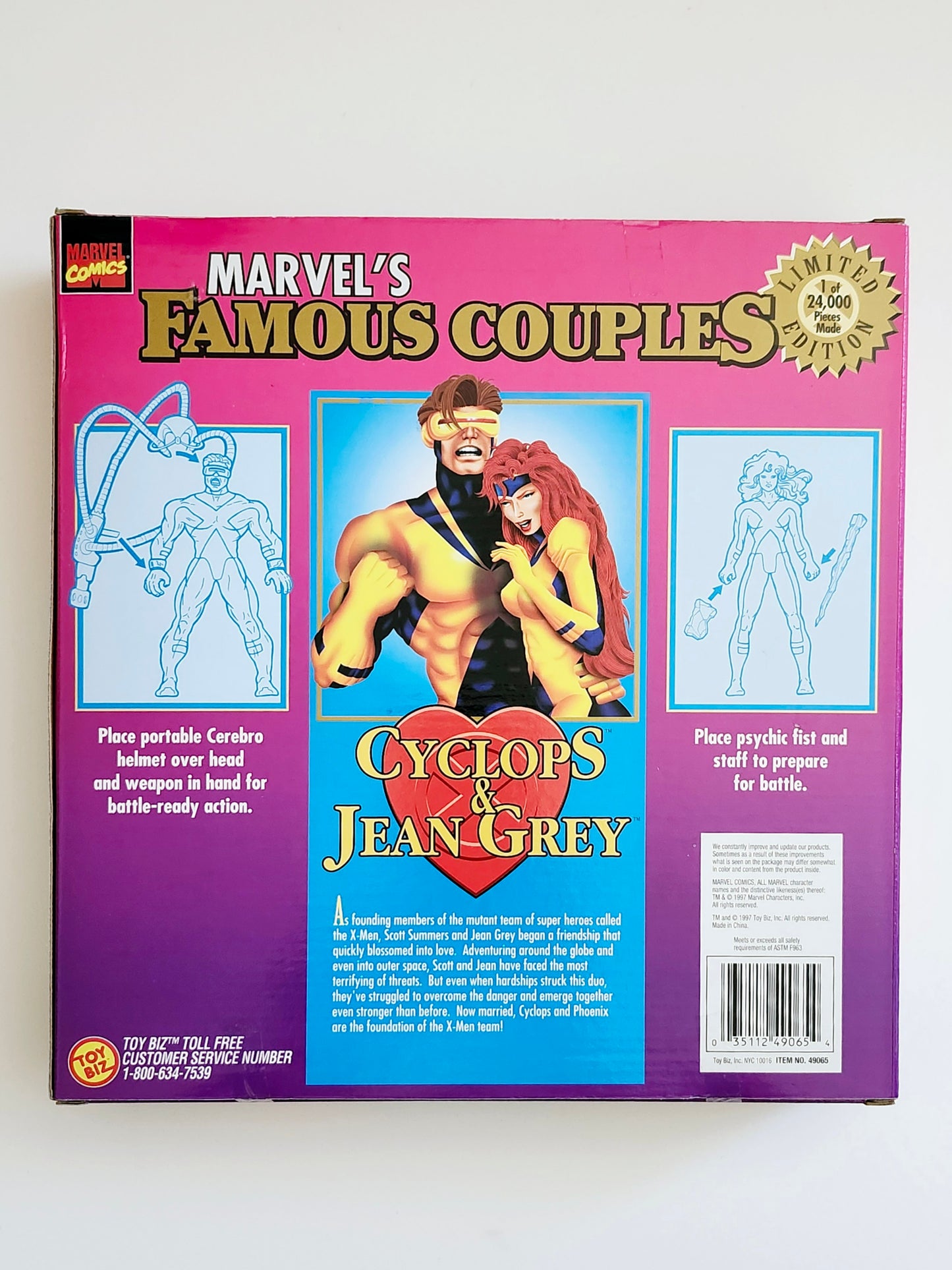 Marvel's Famous Couples Cyclops & Jean Grey Action Figures