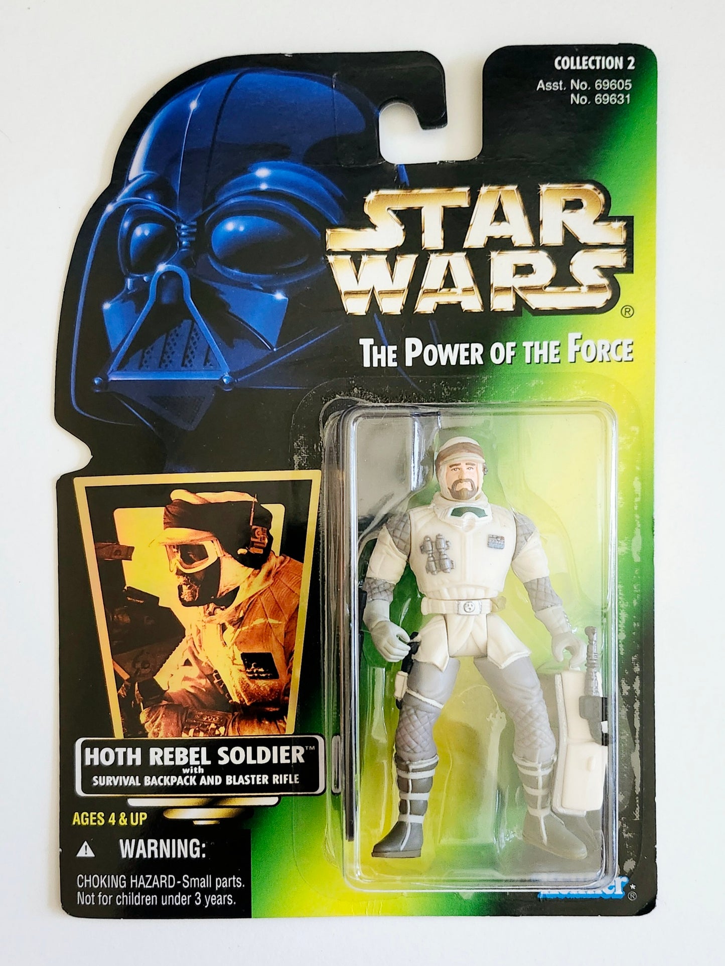 Star Wars: Power of the Force Hoth Rebel Soldier (Hologram Card) 3.75-Inch Action Figure