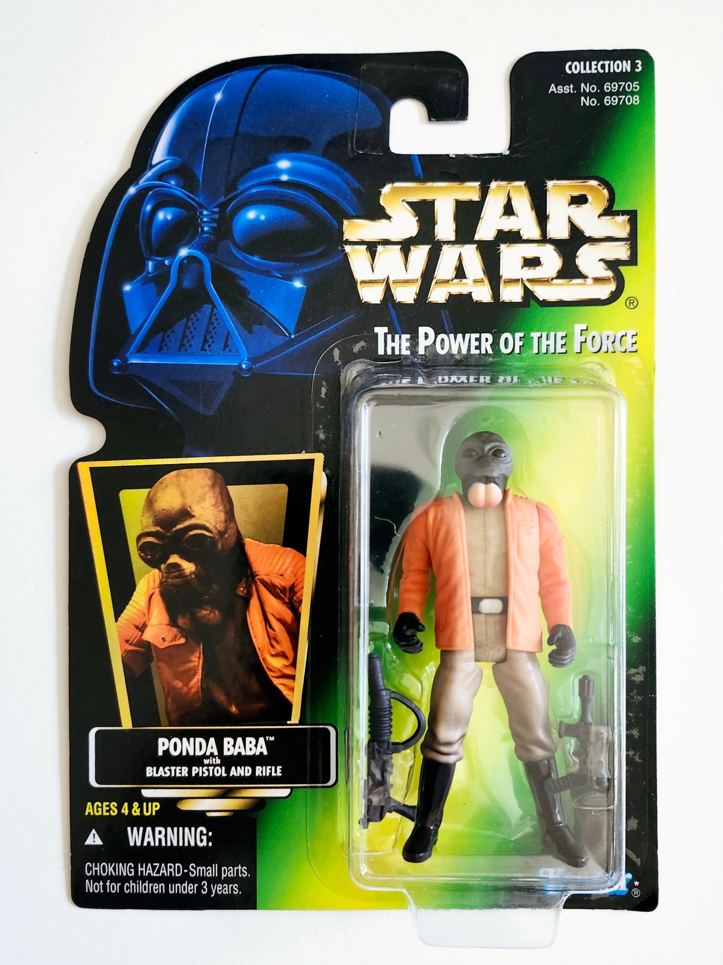 Star Wars: Power of the Force Ponda Baba (Hologram Card) 3.75-Inch Action Figure