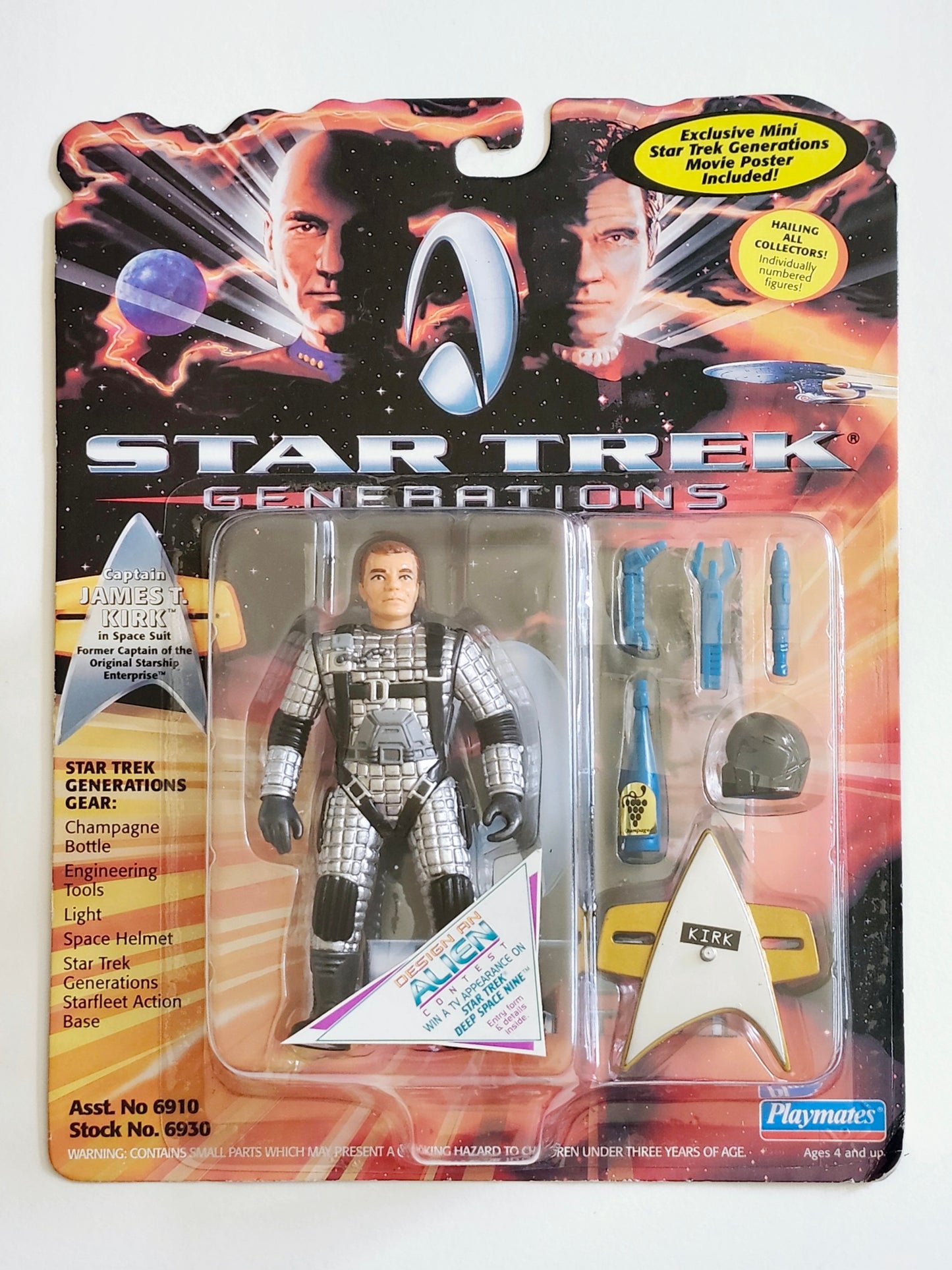 Star Trek: Generations Captain James T. Kirk in Space Suit Action Figure