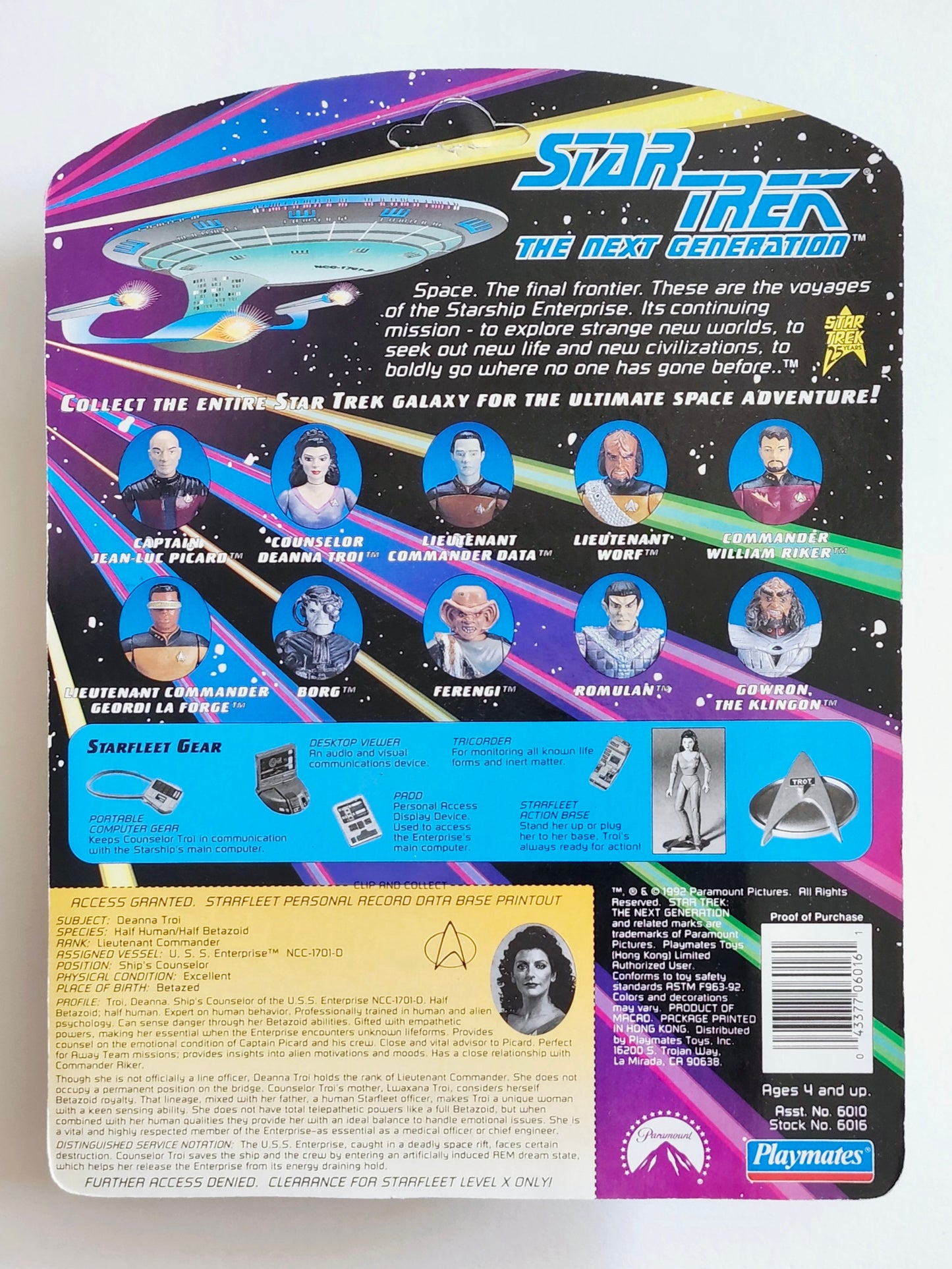 Star Trek: The Next Generation Lt. Cmdr. Deanna Troi Action Figure