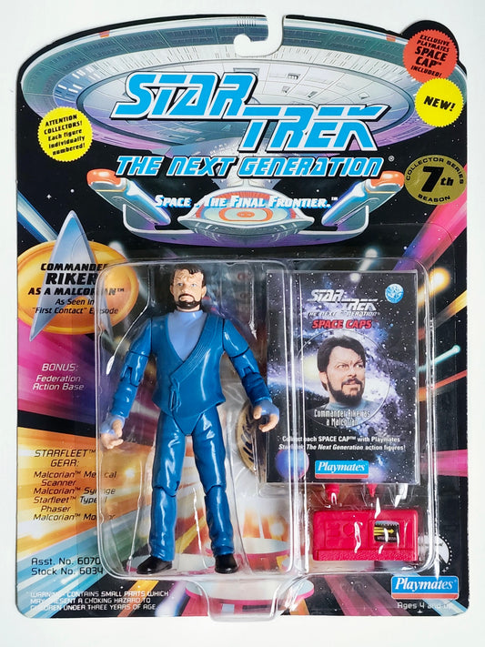 Star Trek: The Next Generation Commander Riker as a Malcorian Action Figure
