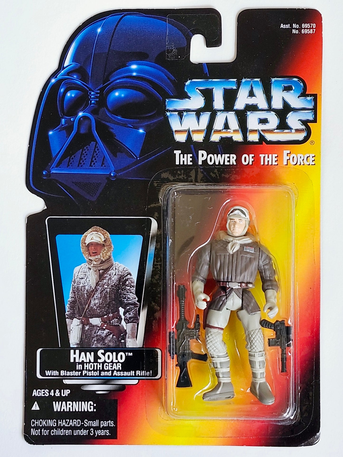 Star Wars: Power of the Force Han Solo in Hoth Gear (Red Card) 3.75-Inch Action Figure