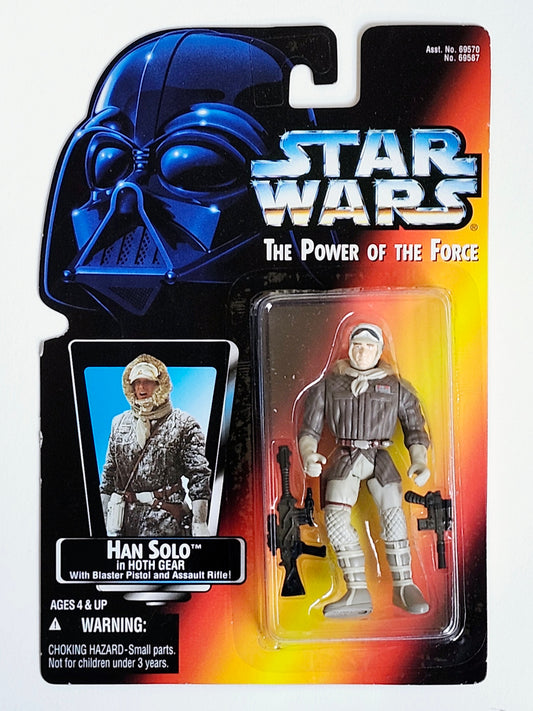Star Wars: Power of the Force Han Solo in Hoth Gear (Red Card) 3.75-Inch Action Figure