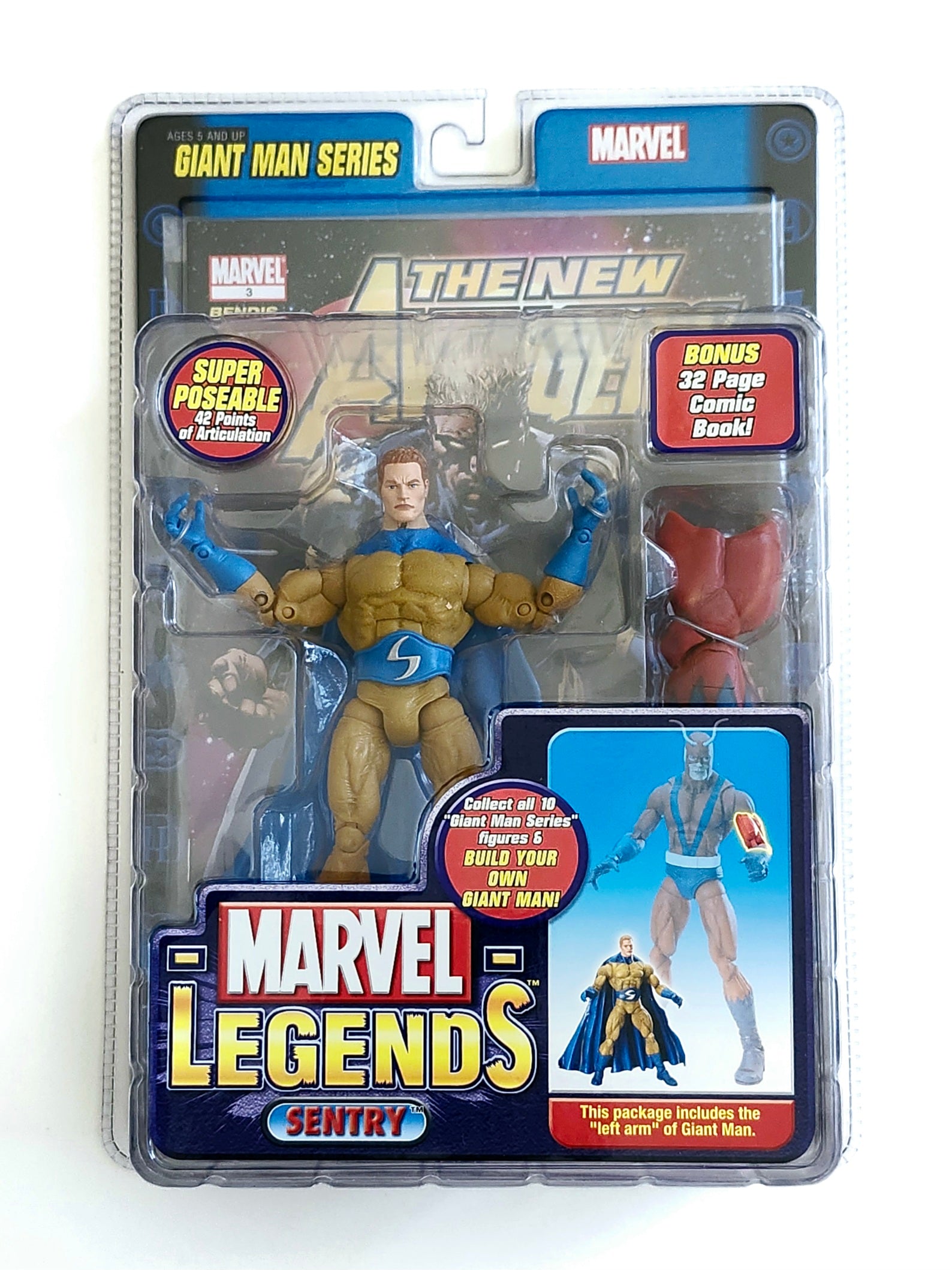 Toy Biz Marvel Legends Giant Man Series BAF Warbird Ms. Marvel MIN NIB RARE high quality