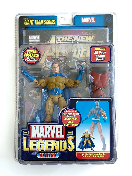Marvel Legends Giant Man Series Sentry (Short Hair, Mustard Yellow Variant) 6-Inch Action Figure
