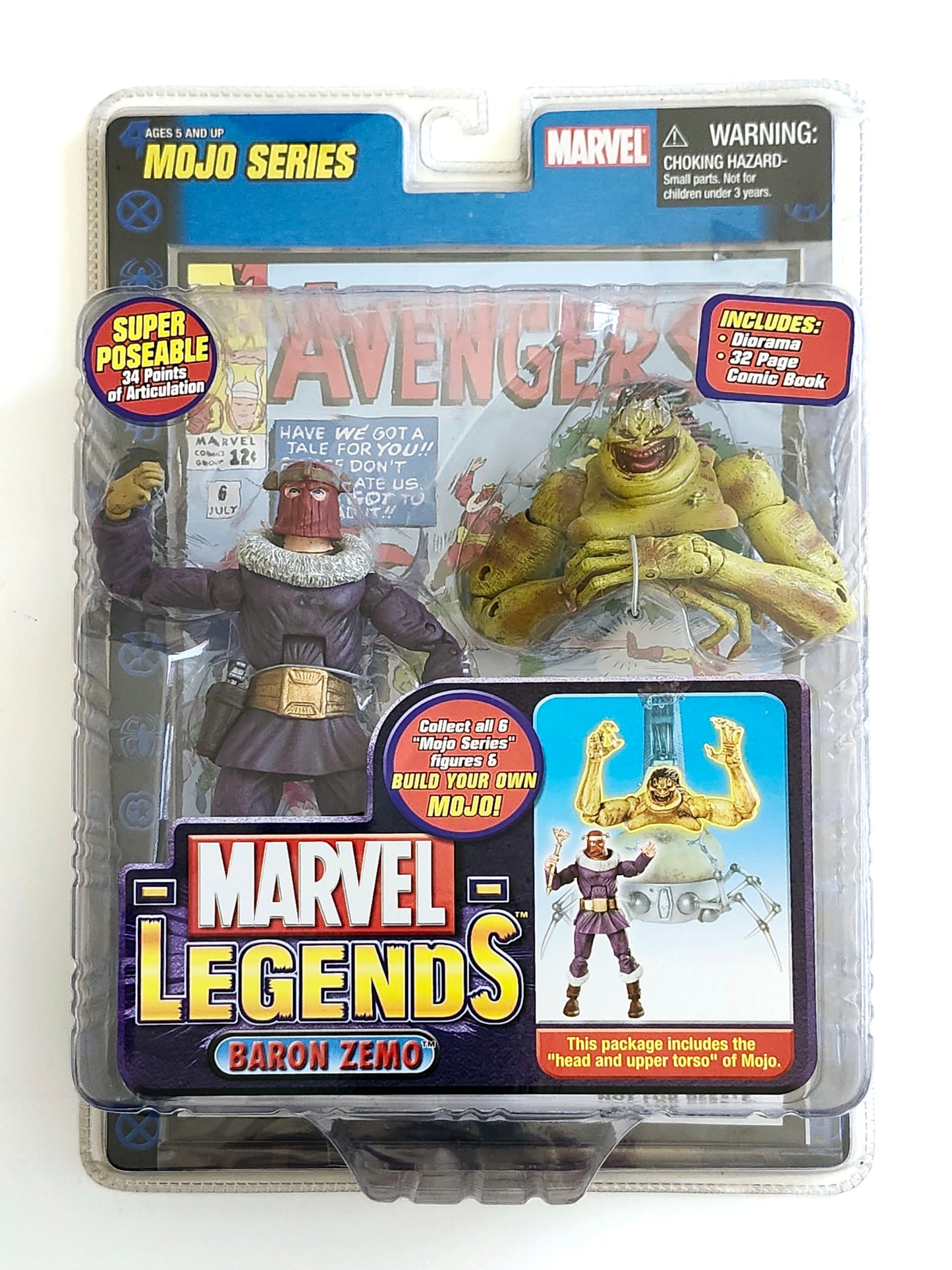 Marvel Legends Mojo Series Baron Zemo 6-Inch Action Figure