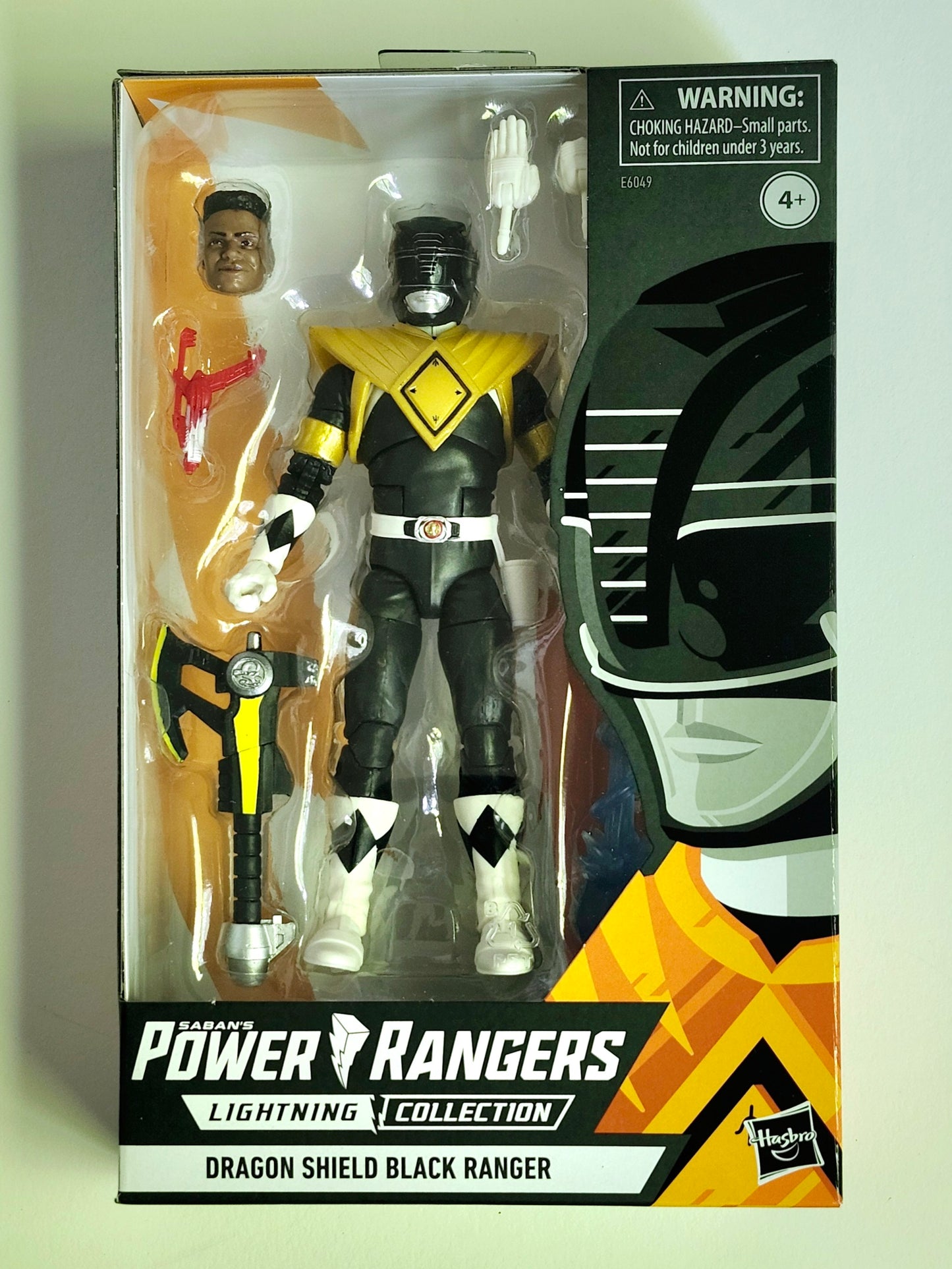 Power Rangers Lightning Collection Dragon Shield Black Ranger 6-Inch Action Figure