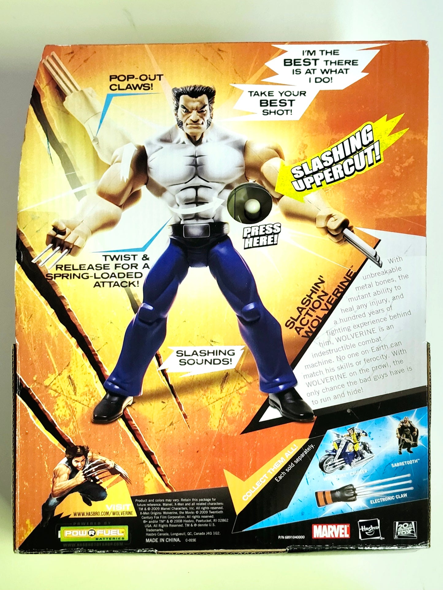 X-Men Origins: Wolverine Slashin' Action Wolverine 10-Inch Action Figure