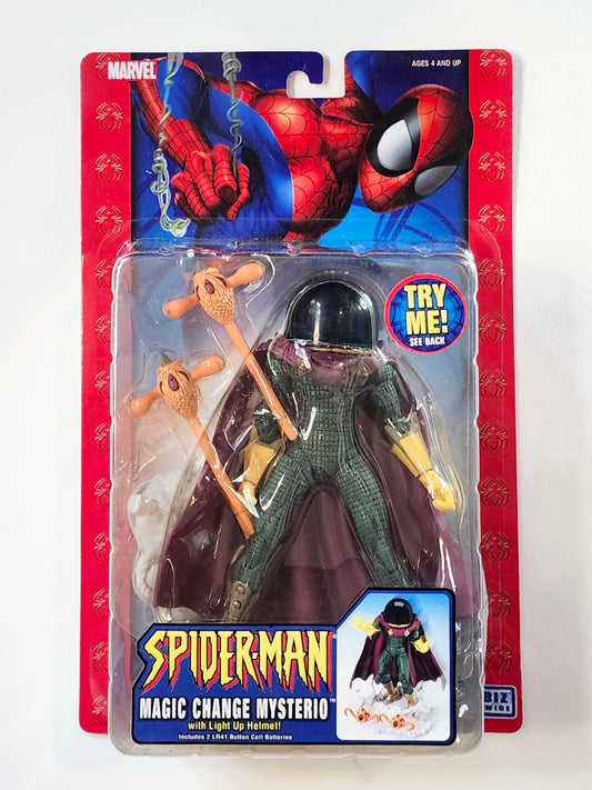 Spider-Man Classics Magic Change Mysterio with Light Up Helmet 6-Inch Action Figure