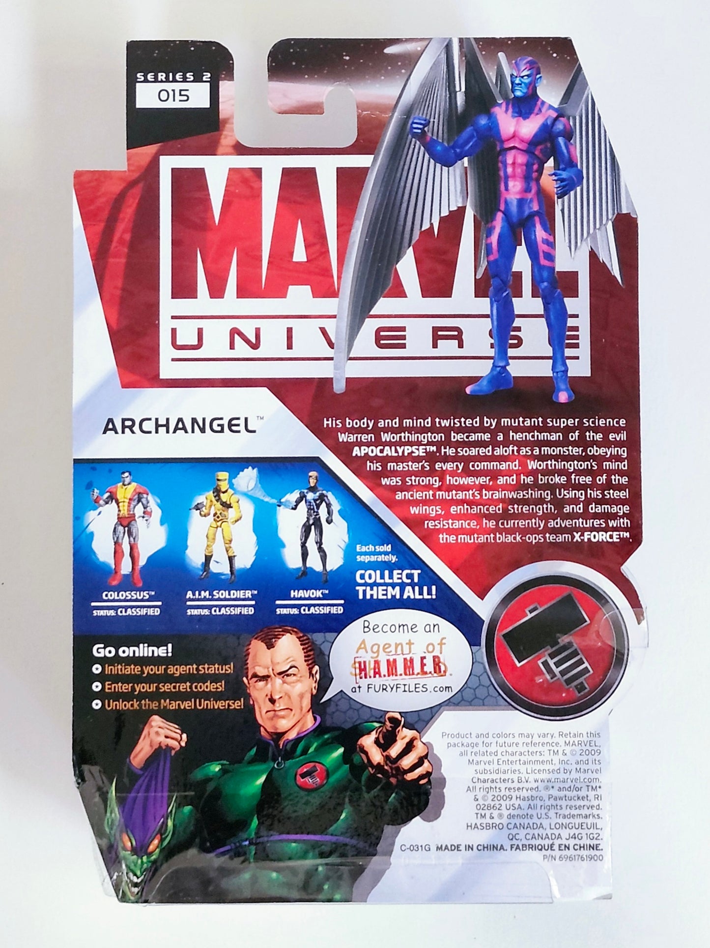 Marvel Universe Series 2 Figure 15 Archangel 3.75-Inch Action Figure