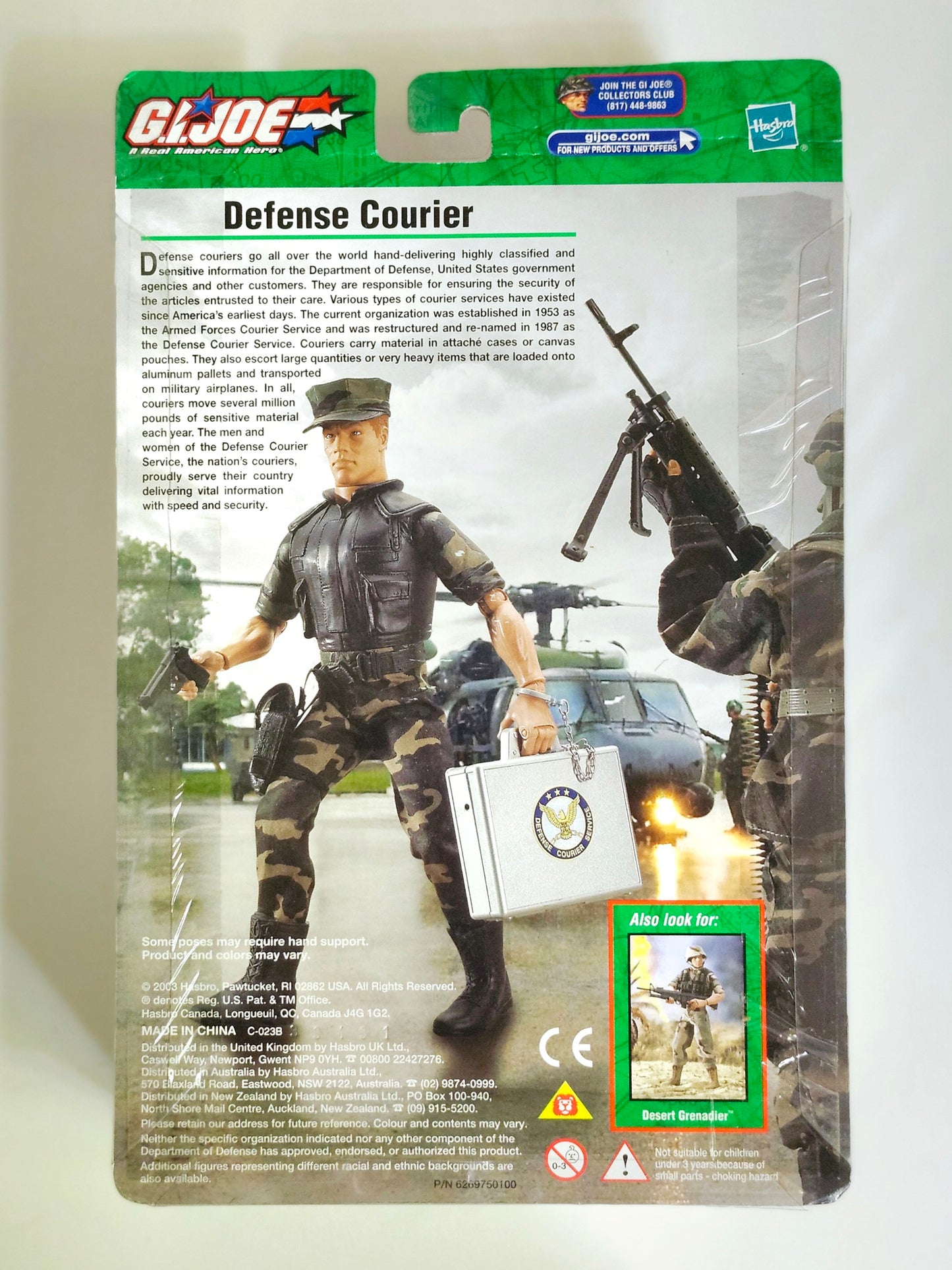 G.I. Joe Defense Courier (Hispanic) 12-Inch Action Figure