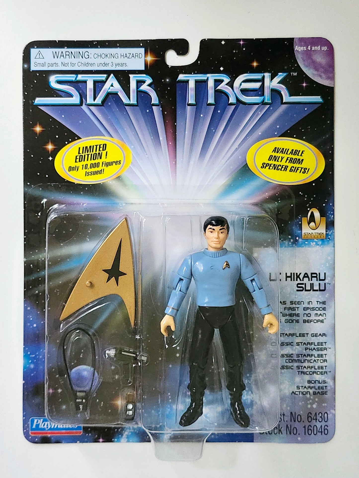 Star Trek Exclusive Lt. Hikaru Sulu Action Figure – Action Figures and ...