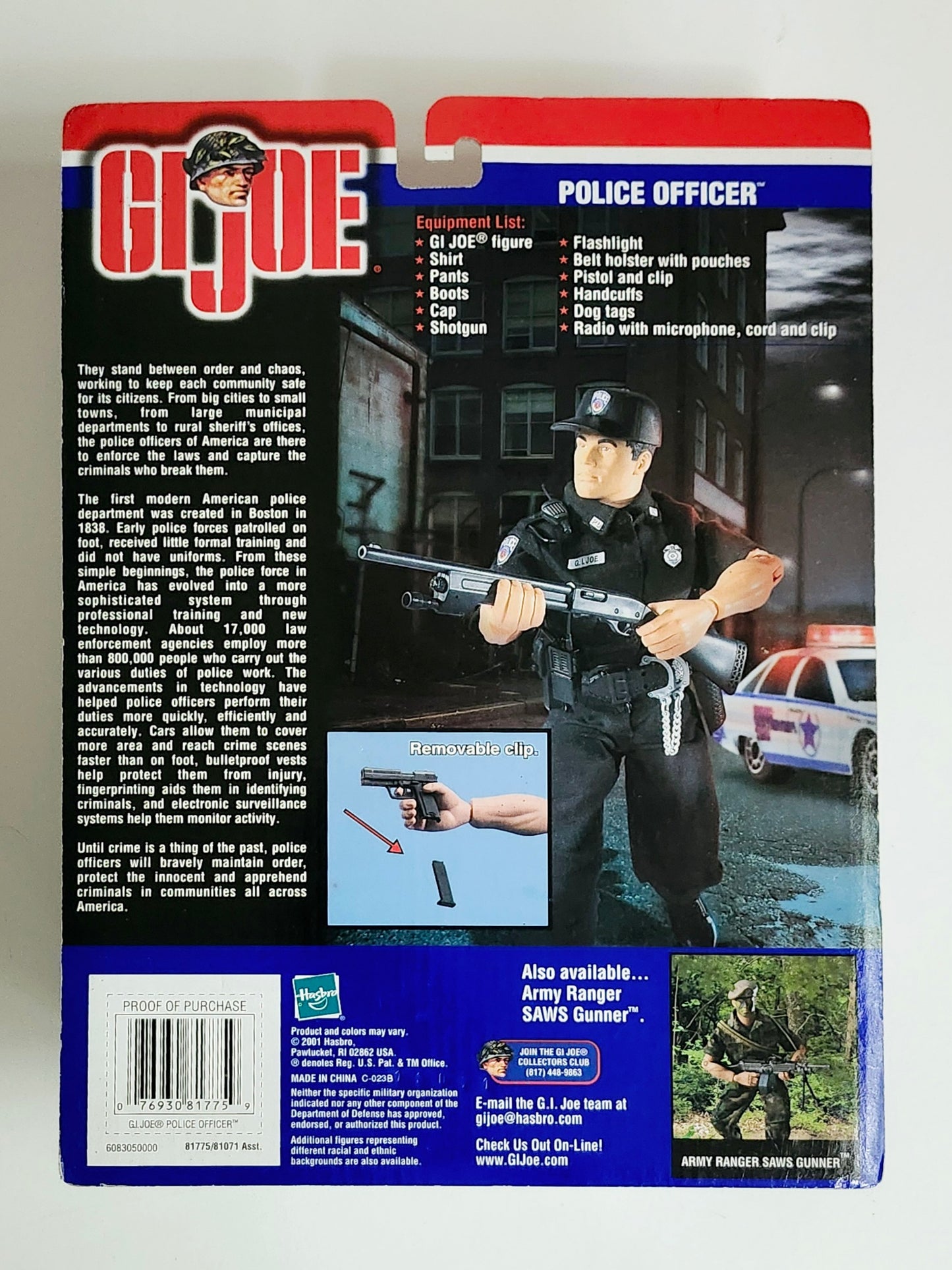 G.I. Joe Police Officer 12-Inch Action Figure