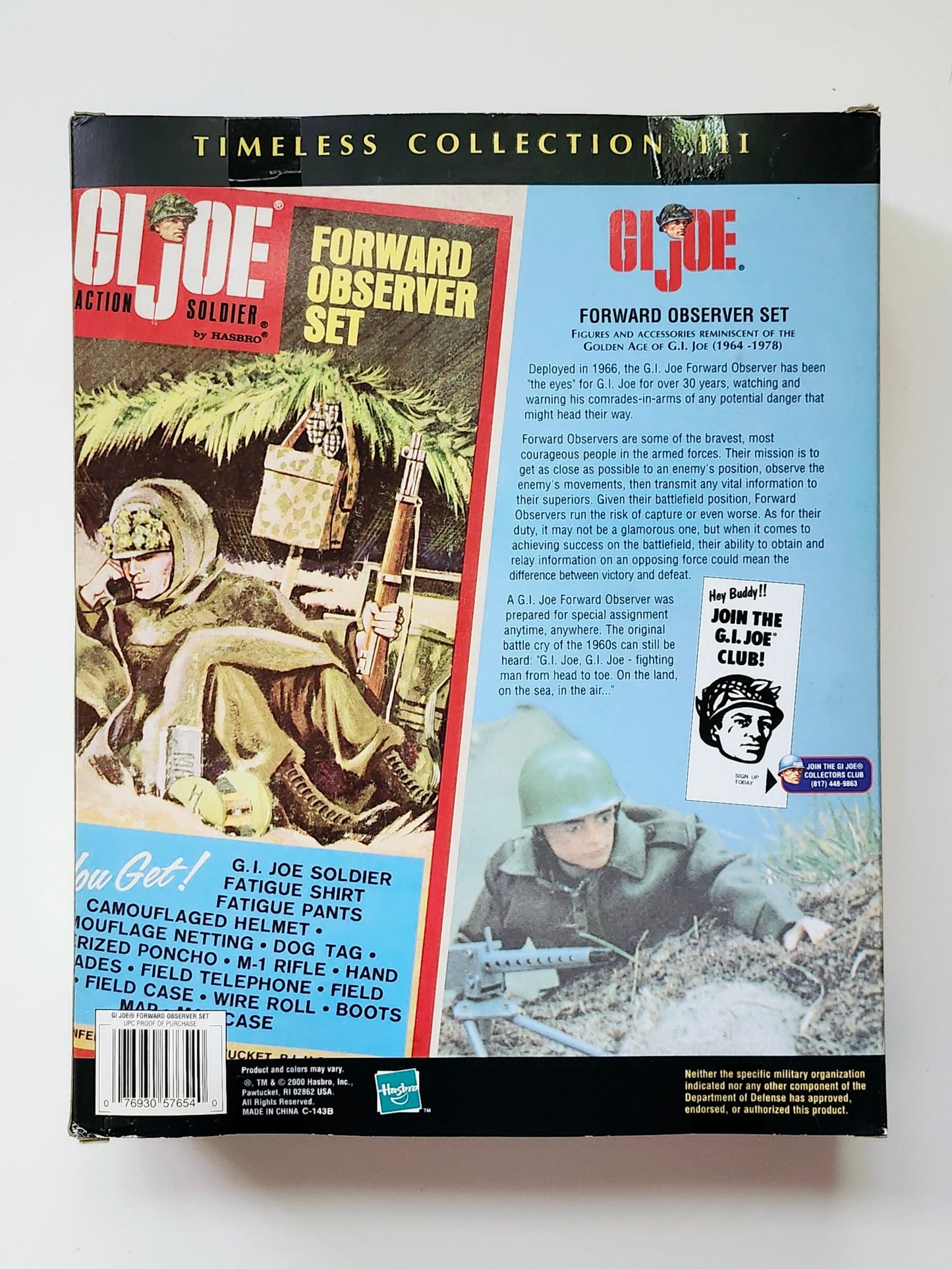 G.I. Joe Timeless Collection III Forward Observer Set 12-Inch Action Figure